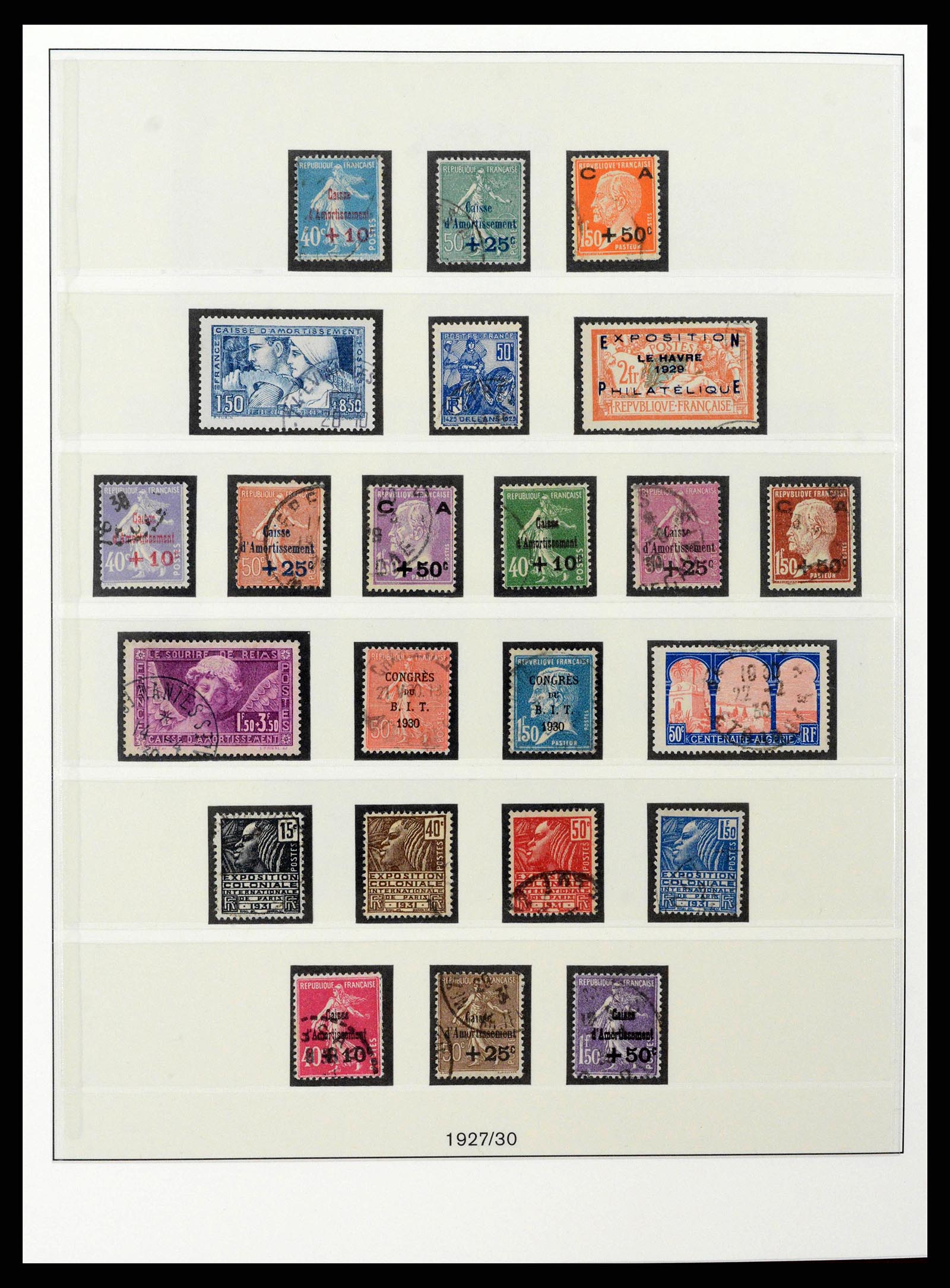 38530 0018 - Stamp collection 38530 France 1849-1991.