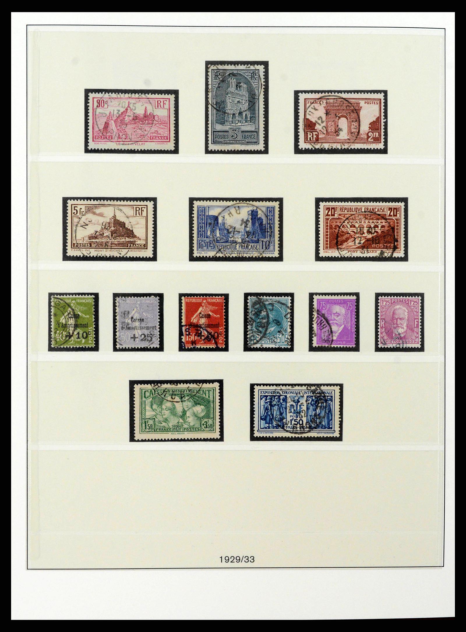 38530 0019 - Postzegelverzameling 38530 Frankrijk 1849-1991.