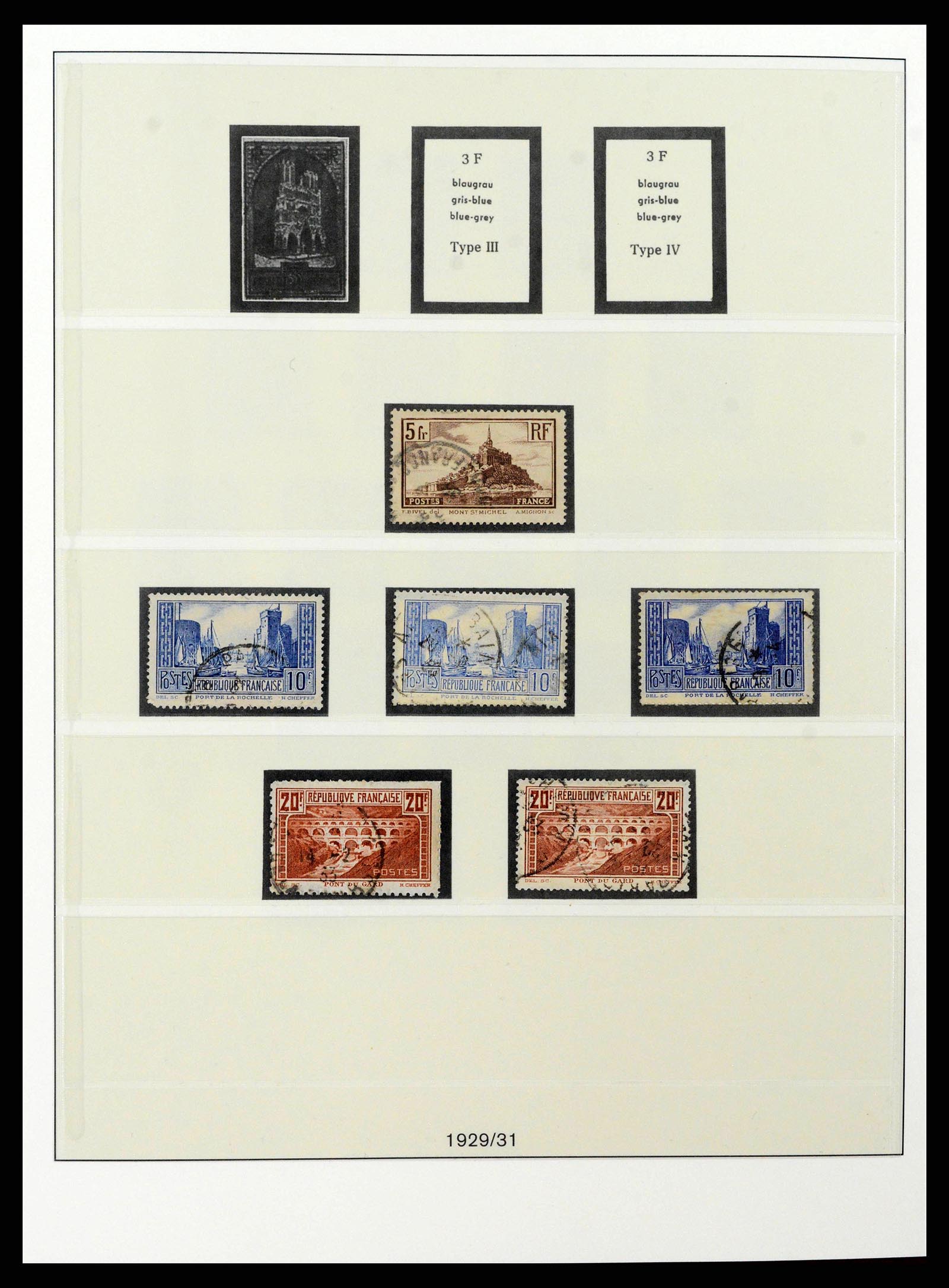 38530 0020 - Postzegelverzameling 38530 Frankrijk 1849-1991.