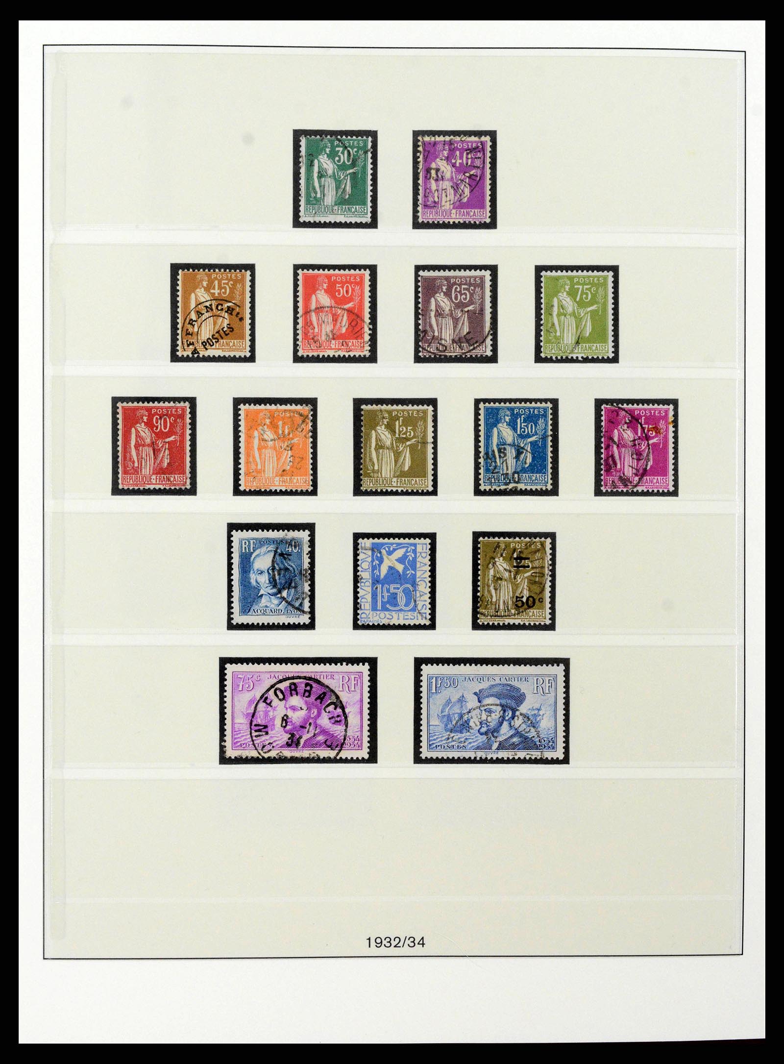 38530 0021 - Postzegelverzameling 38530 Frankrijk 1849-1991.
