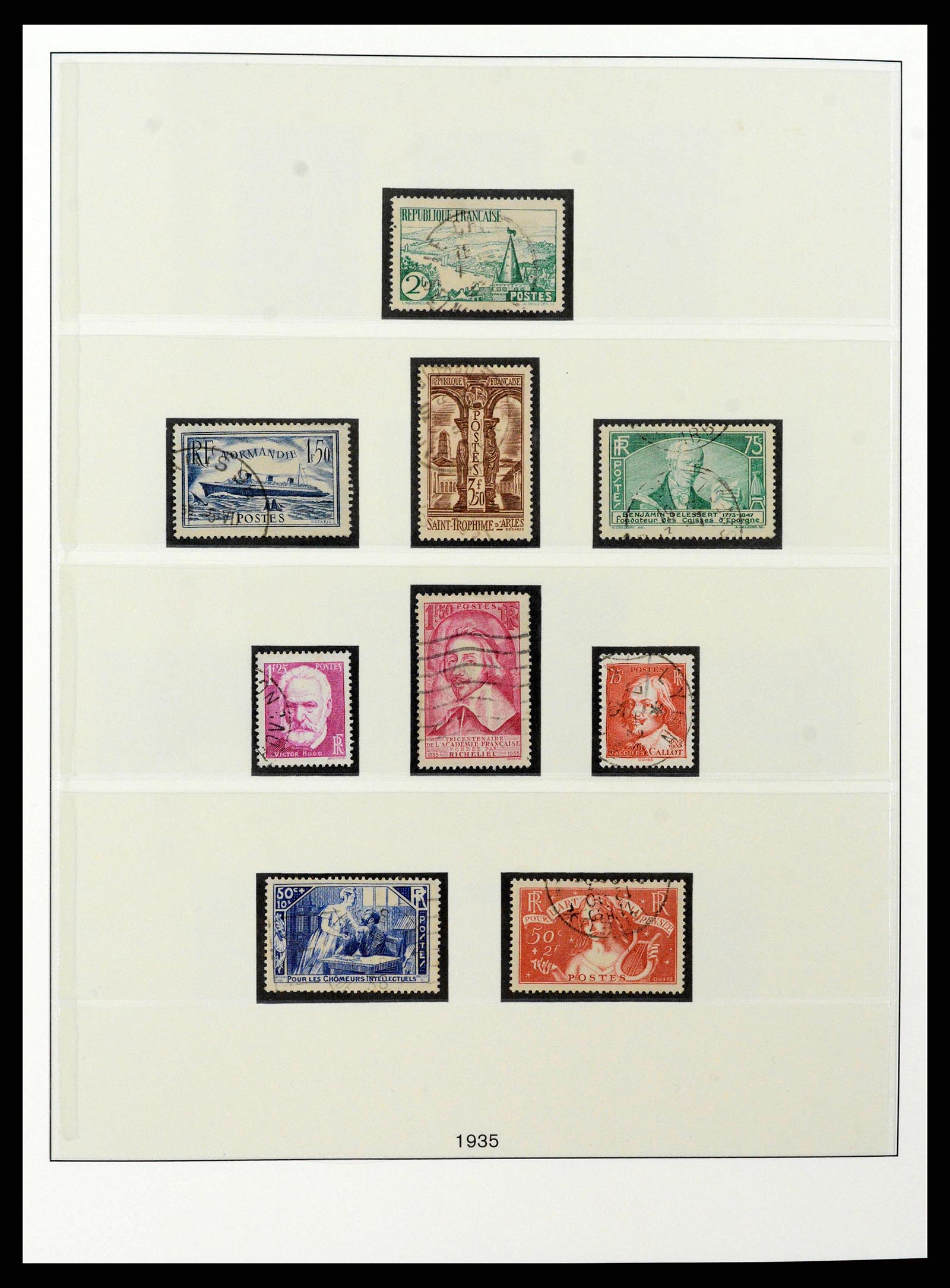 38530 0022 - Stamp collection 38530 France 1849-1991.