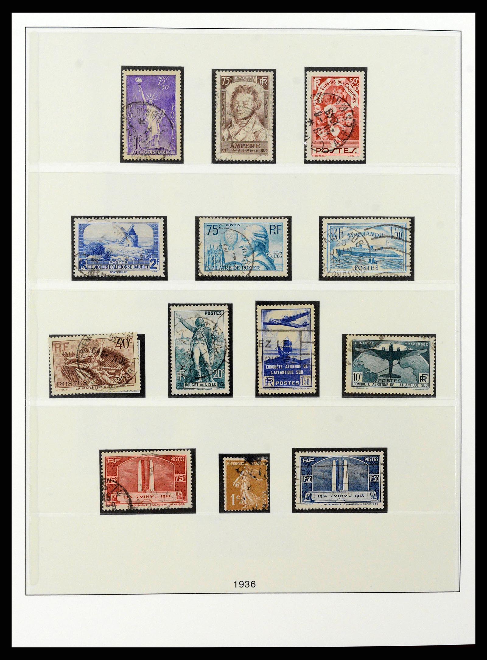 38530 0023 - Stamp collection 38530 France 1849-1991.