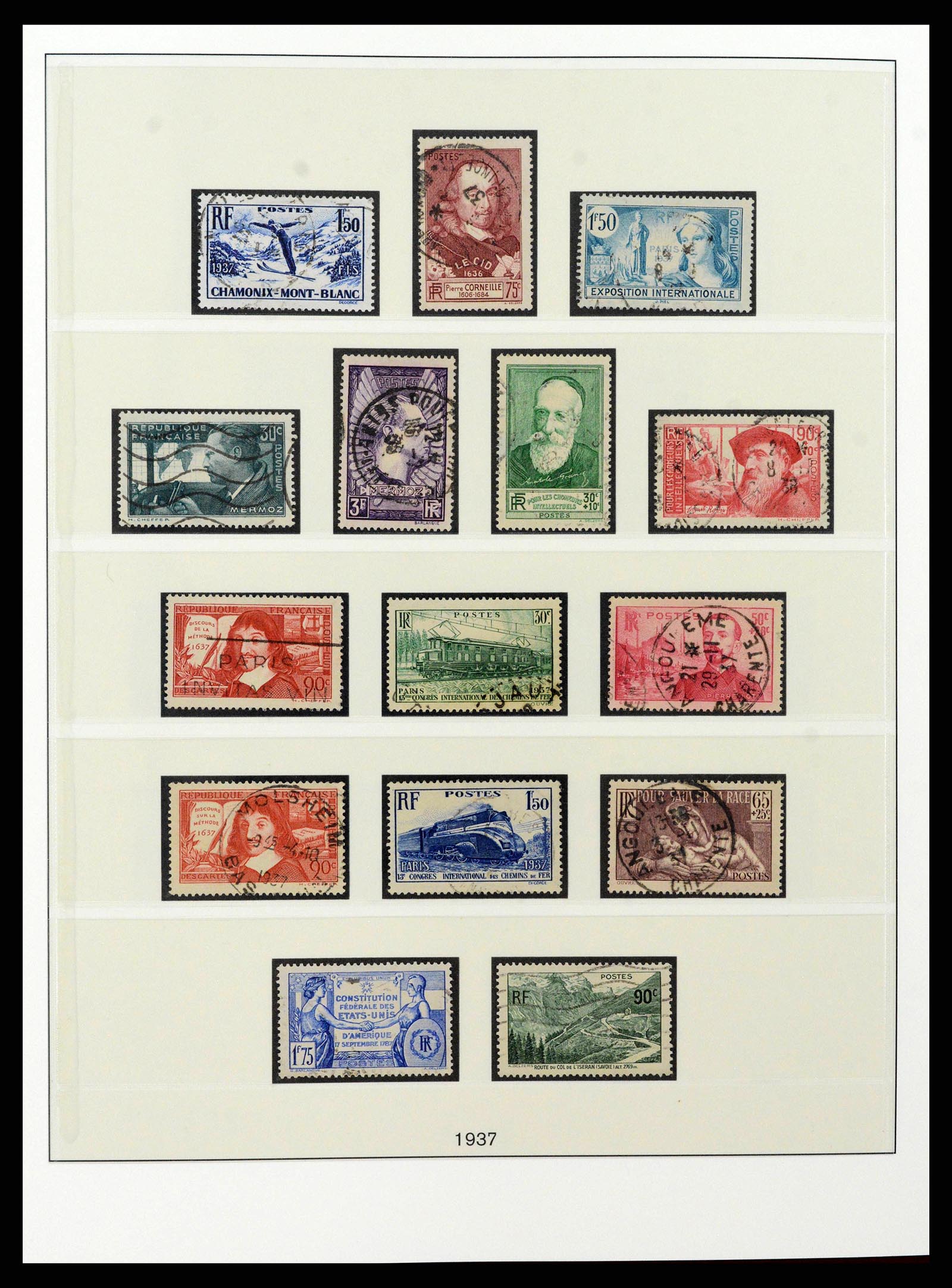 38530 0025 - Postzegelverzameling 38530 Frankrijk 1849-1991.