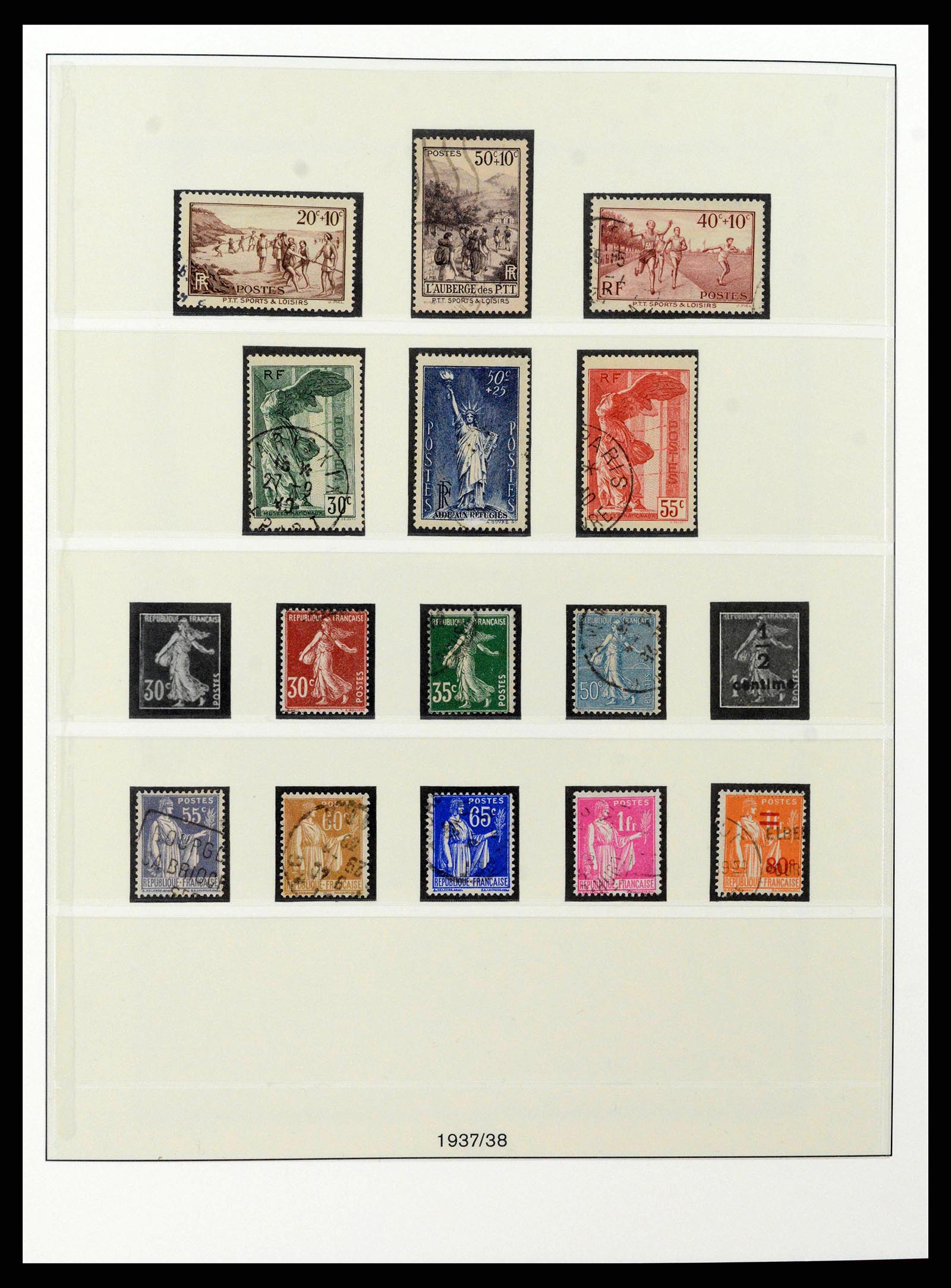 38530 0026 - Stamp collection 38530 France 1849-1991.
