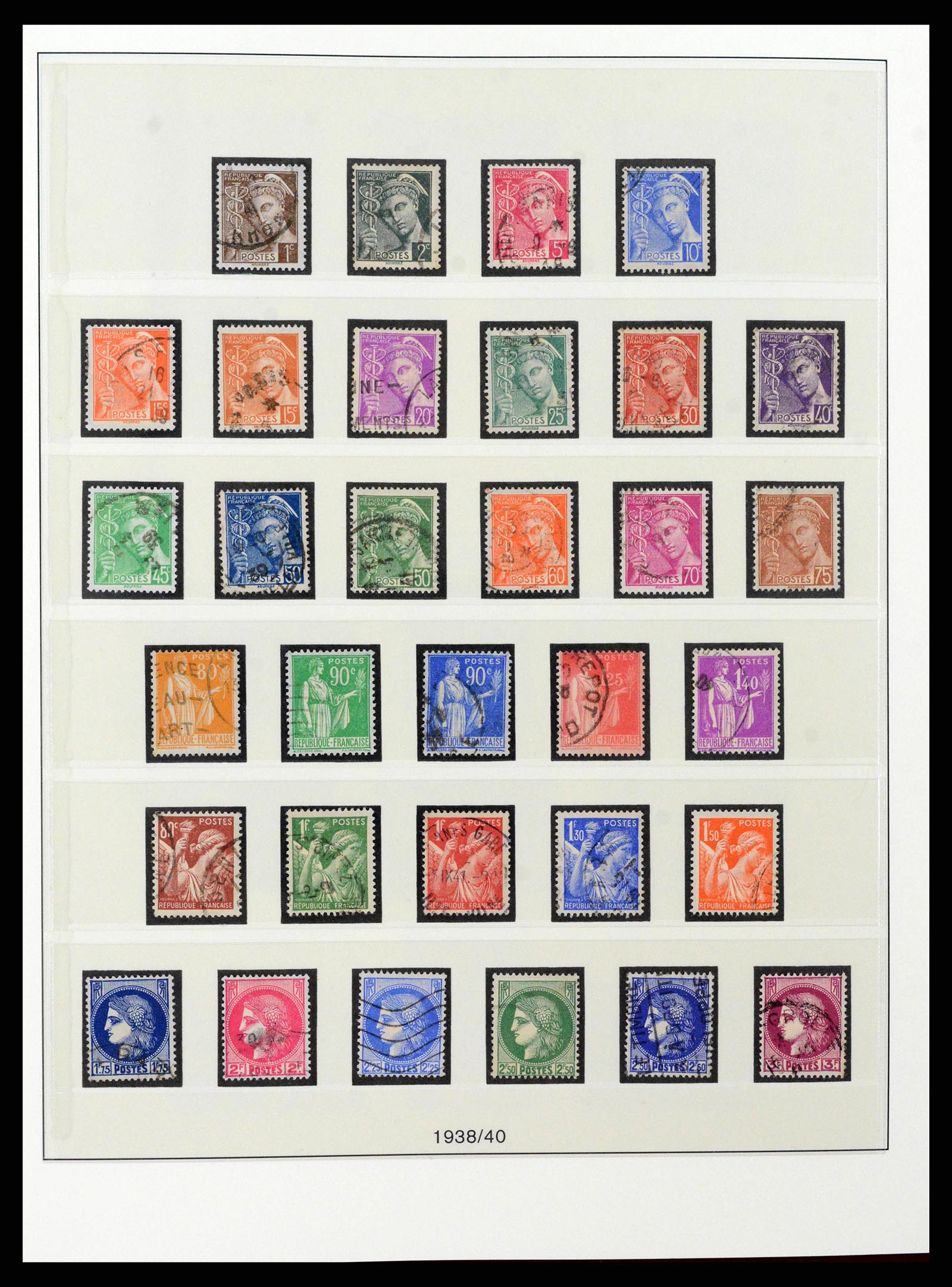 38530 0028 - Postzegelverzameling 38530 Frankrijk 1849-1991.