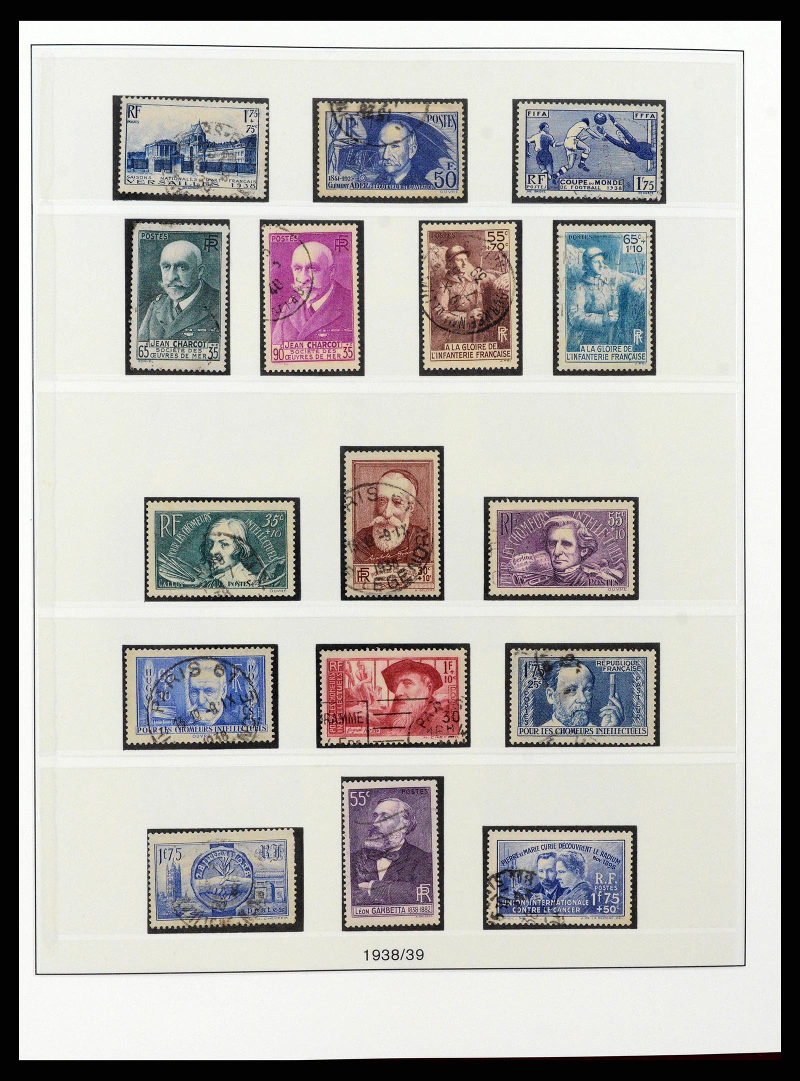 38530 0029 - Stamp collection 38530 France 1849-1991.