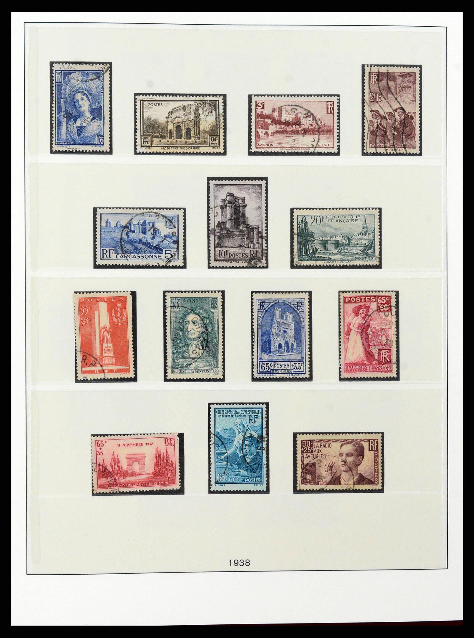 38530 0030 - Postzegelverzameling 38530 Frankrijk 1849-1991.