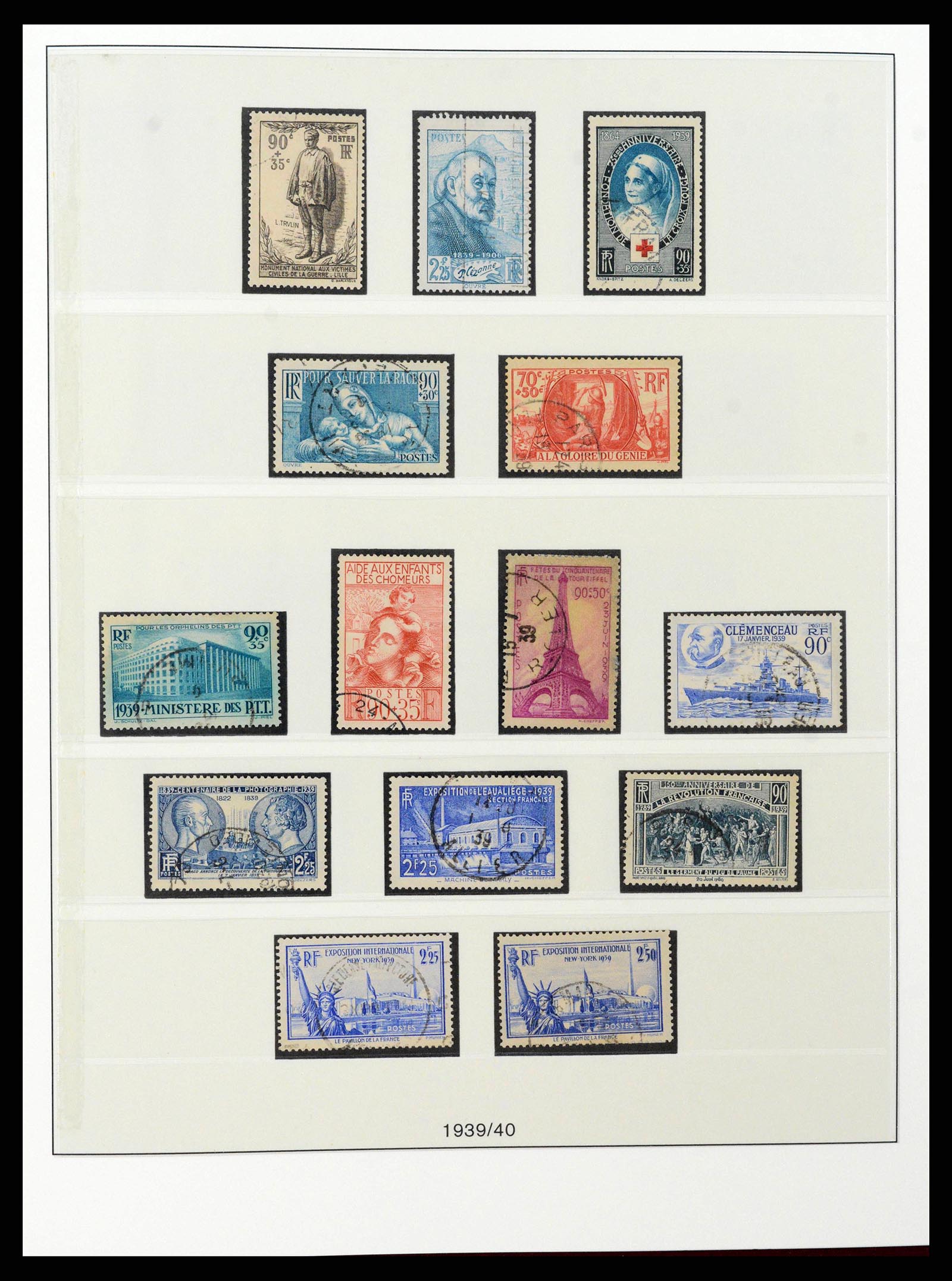 38530 0031 - Stamp collection 38530 France 1849-1991.