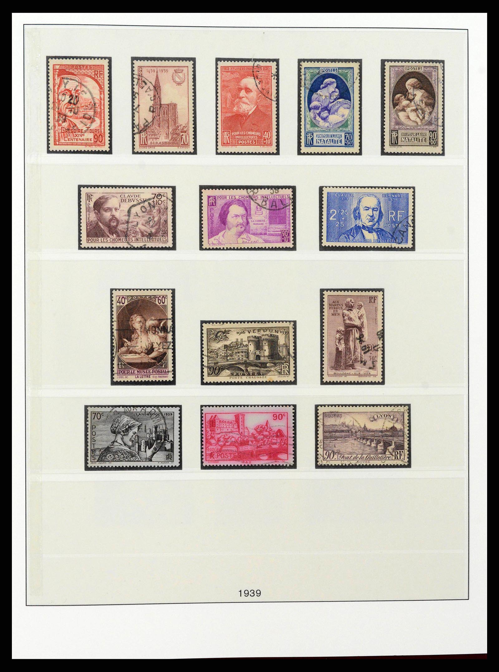 38530 0032 - Stamp collection 38530 France 1849-1991.