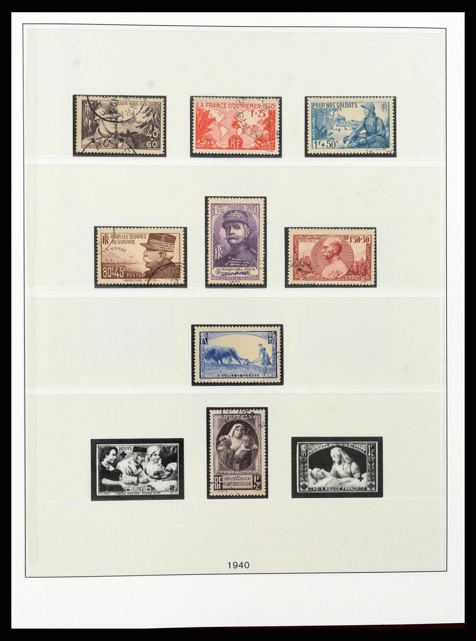 38530 0033 - Stamp collection 38530 France 1849-1991.