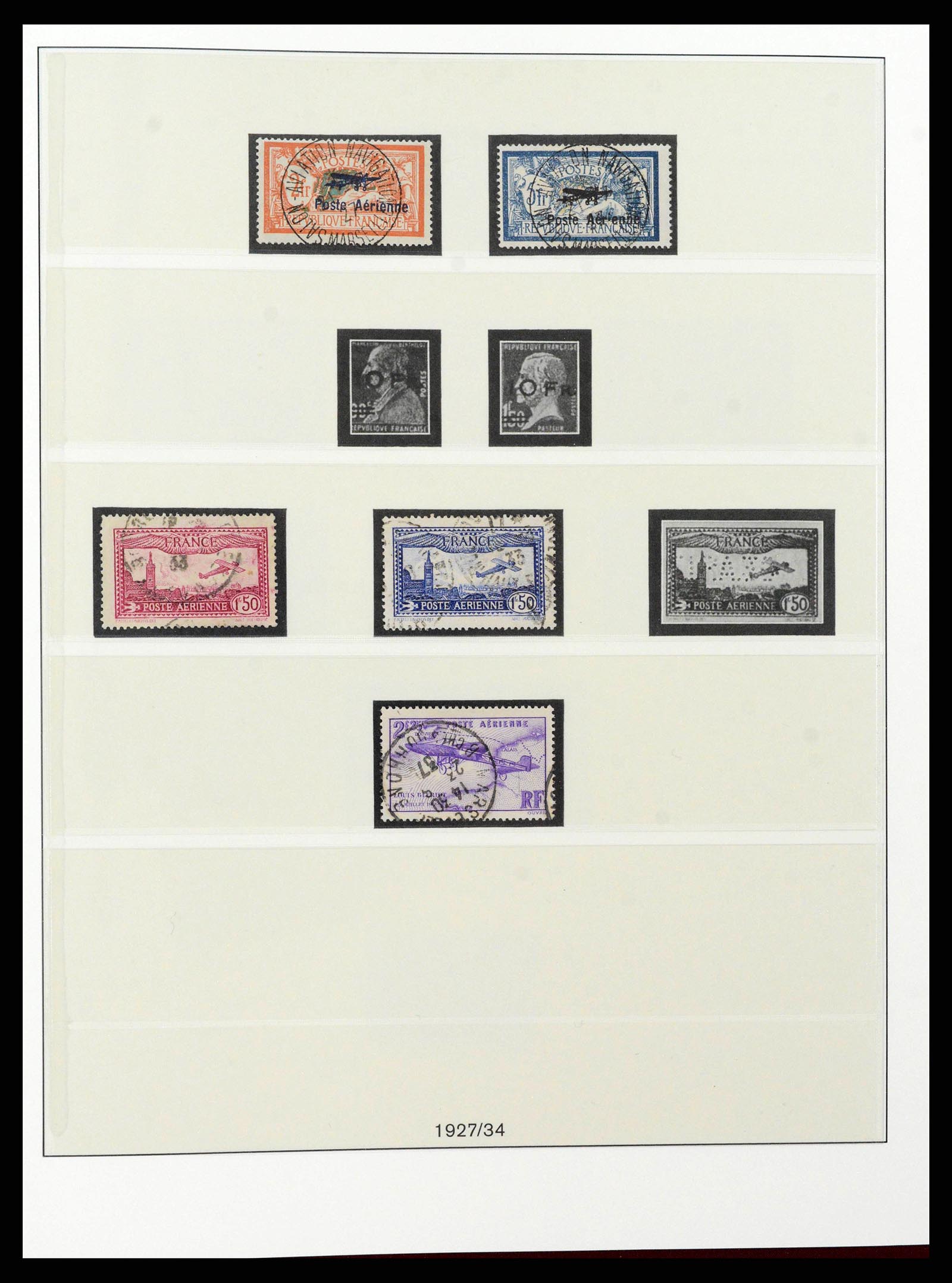 38530 0035 - Stamp collection 38530 France 1849-1991.
