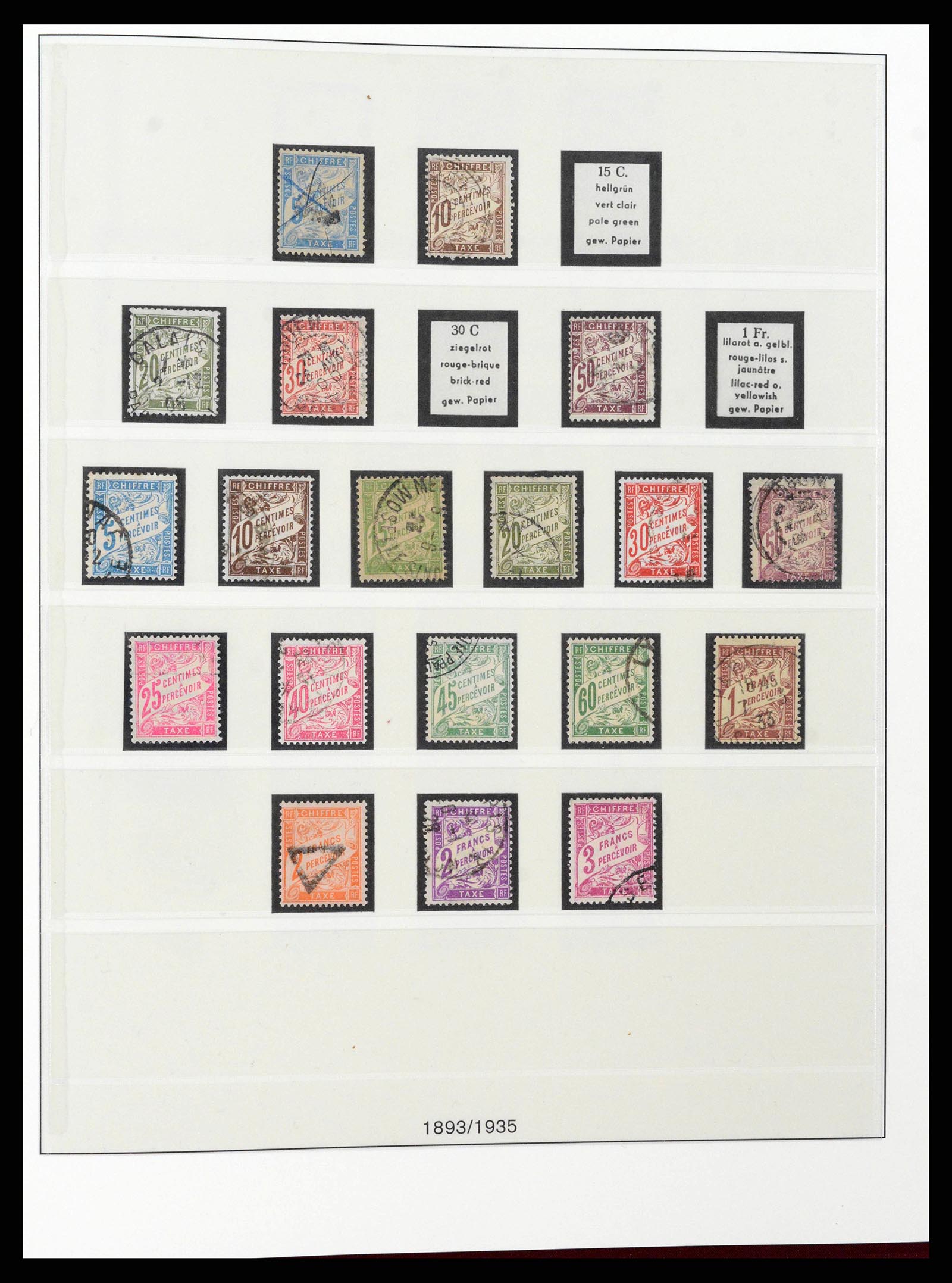 38530 0039 - Postzegelverzameling 38530 Frankrijk 1849-1991.