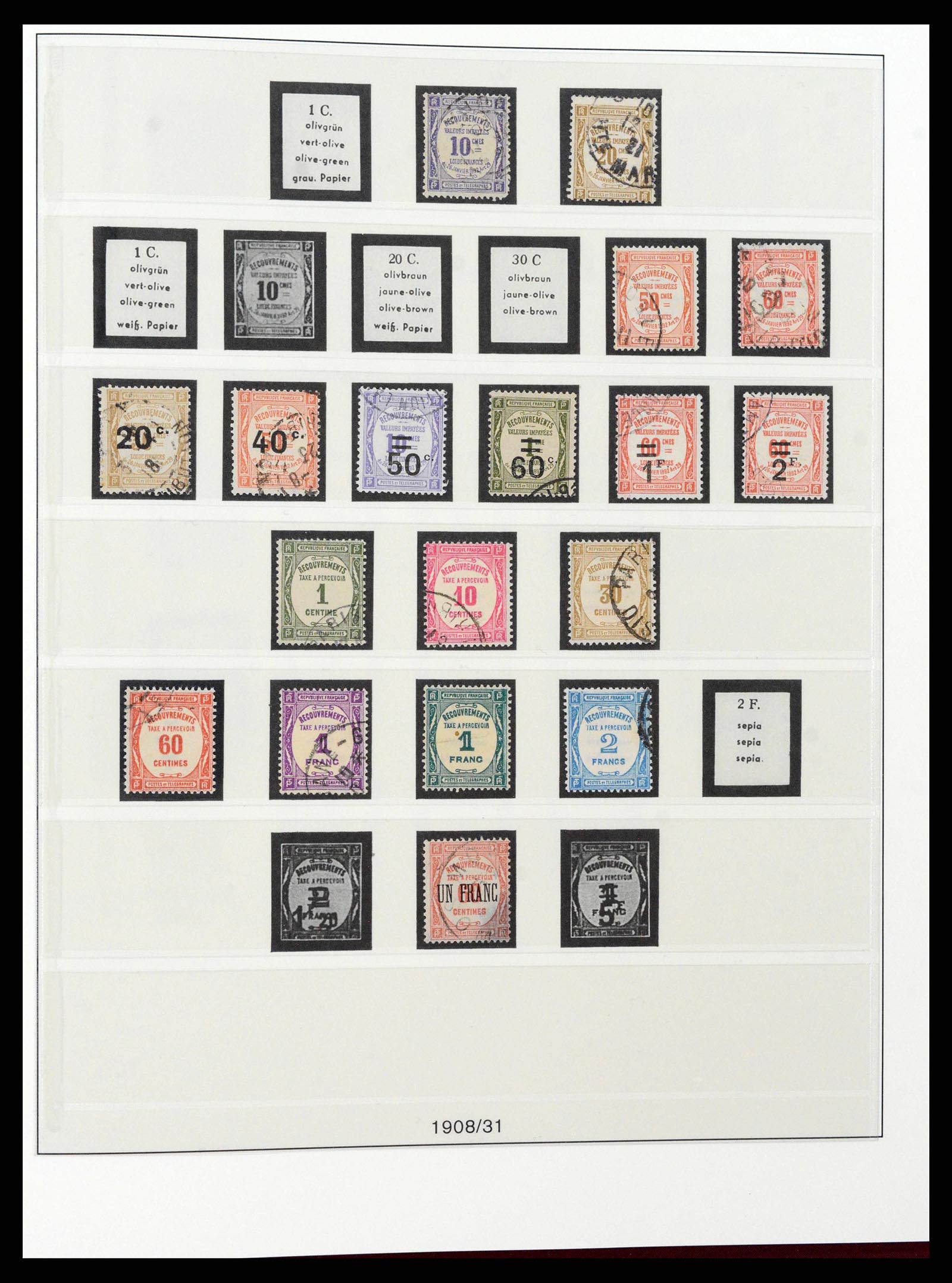 38530 0040 - Postzegelverzameling 38530 Frankrijk 1849-1991.