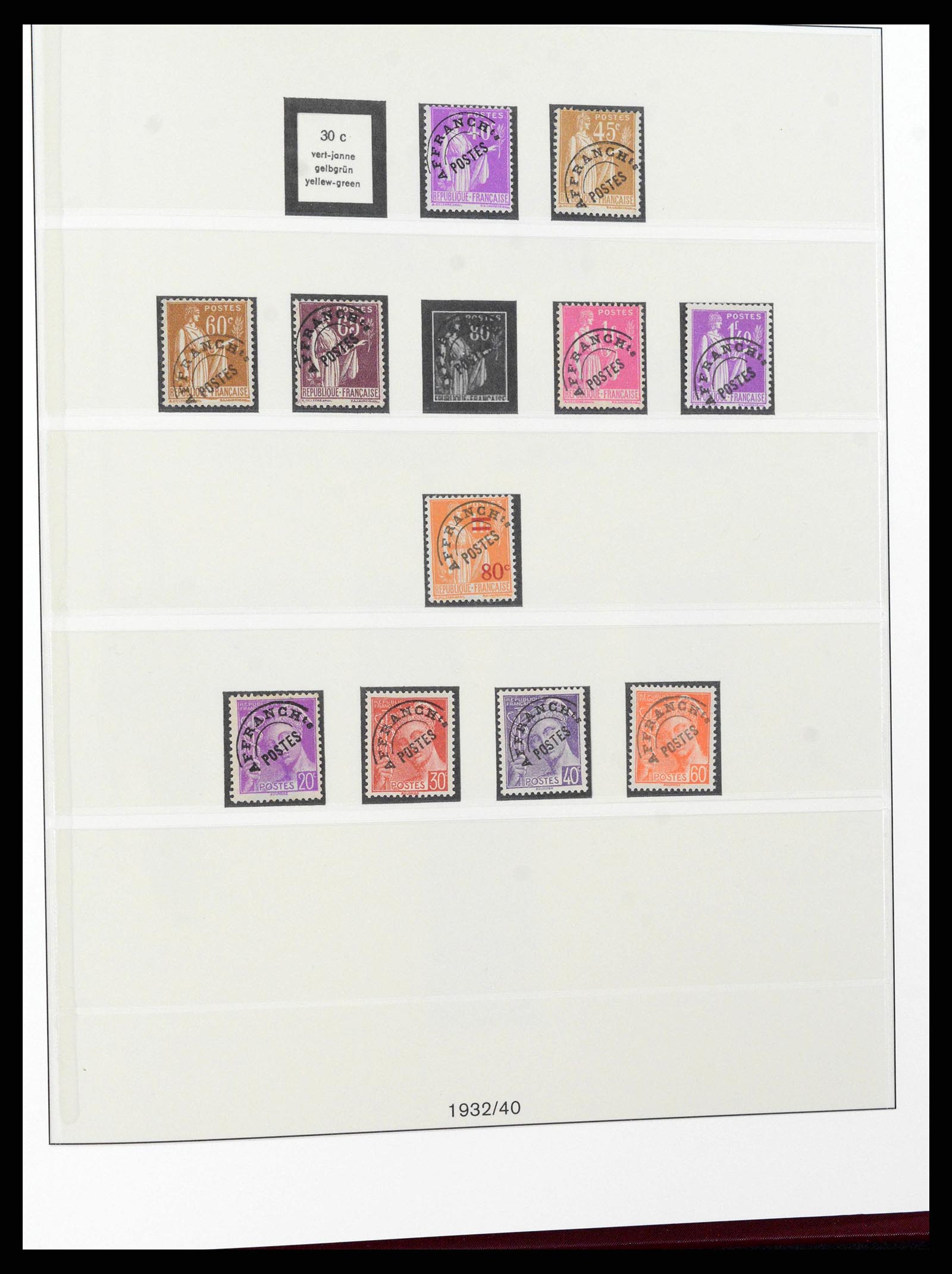 38530 0044 - Postzegelverzameling 38530 Frankrijk 1849-1991.