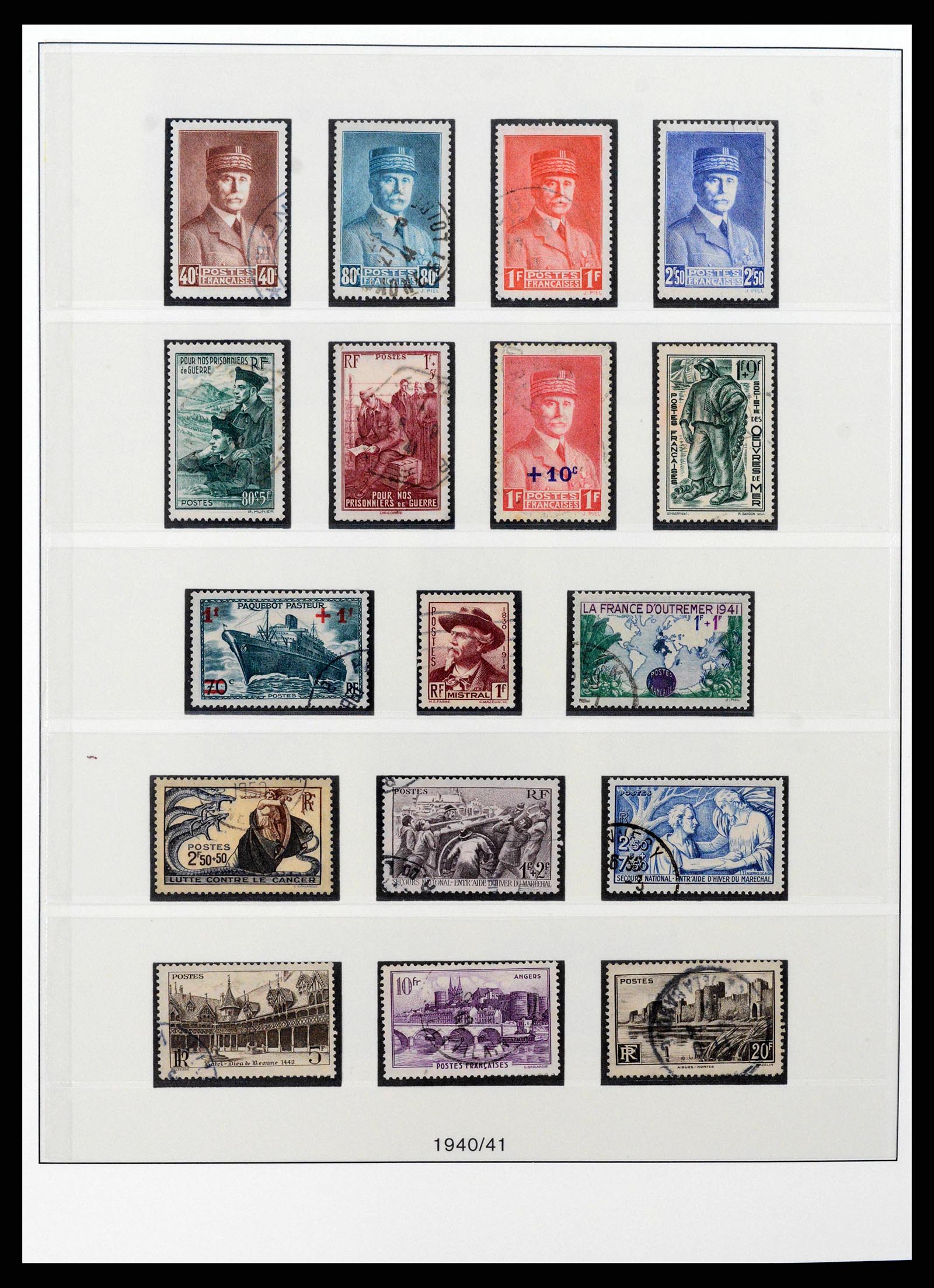 38530 0046 - Stamp collection 38530 France 1849-1991.
