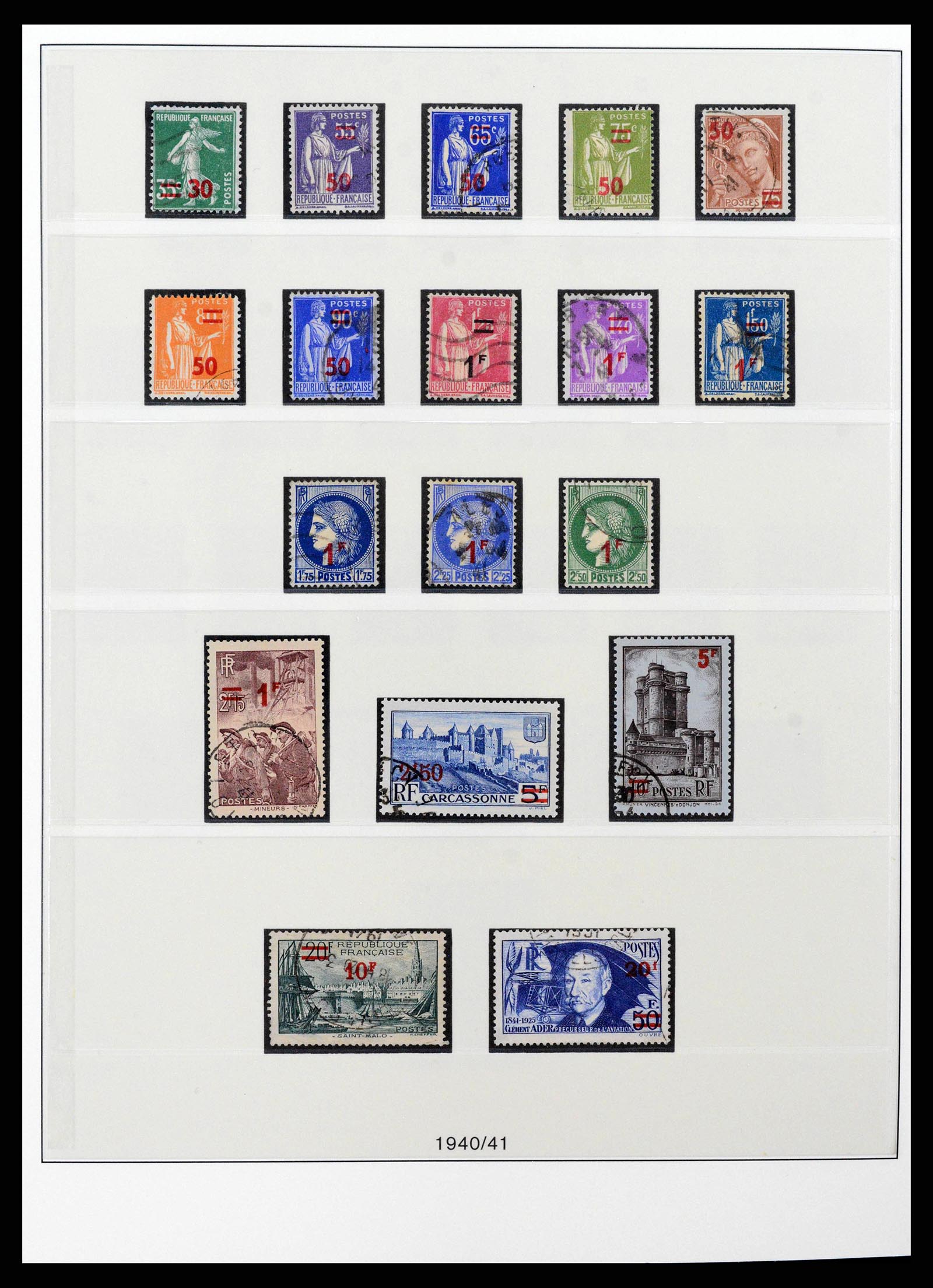 38530 0047 - Postzegelverzameling 38530 Frankrijk 1849-1991.