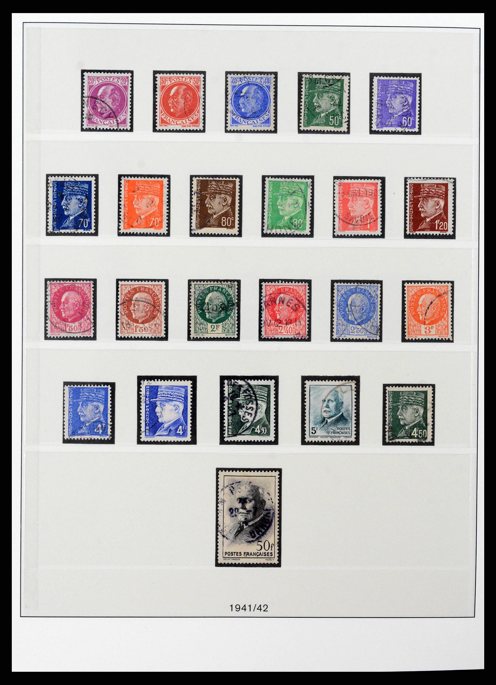38530 0048 - Stamp collection 38530 France 1849-1991.