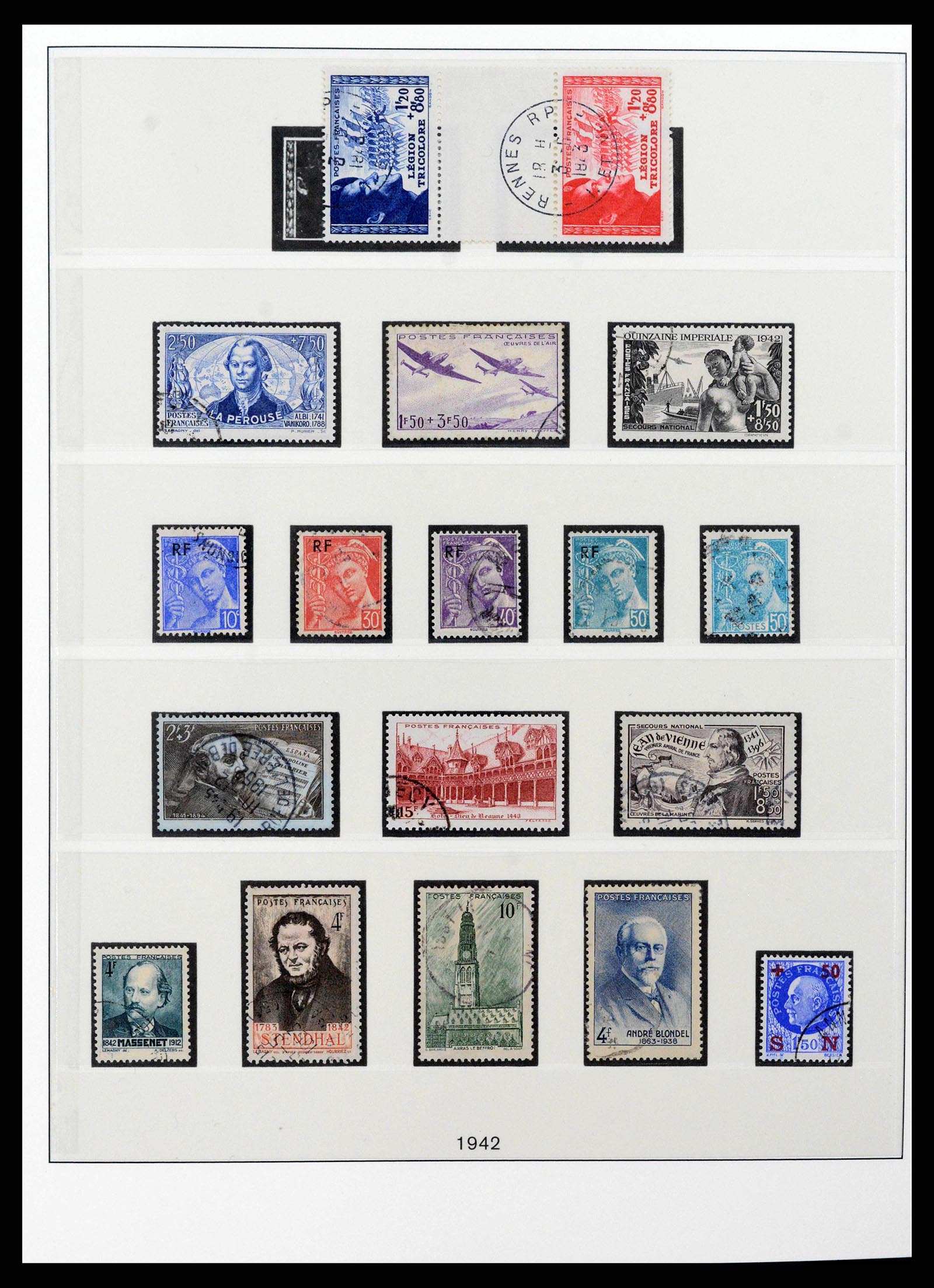 38530 0050 - Stamp collection 38530 France 1849-1991.