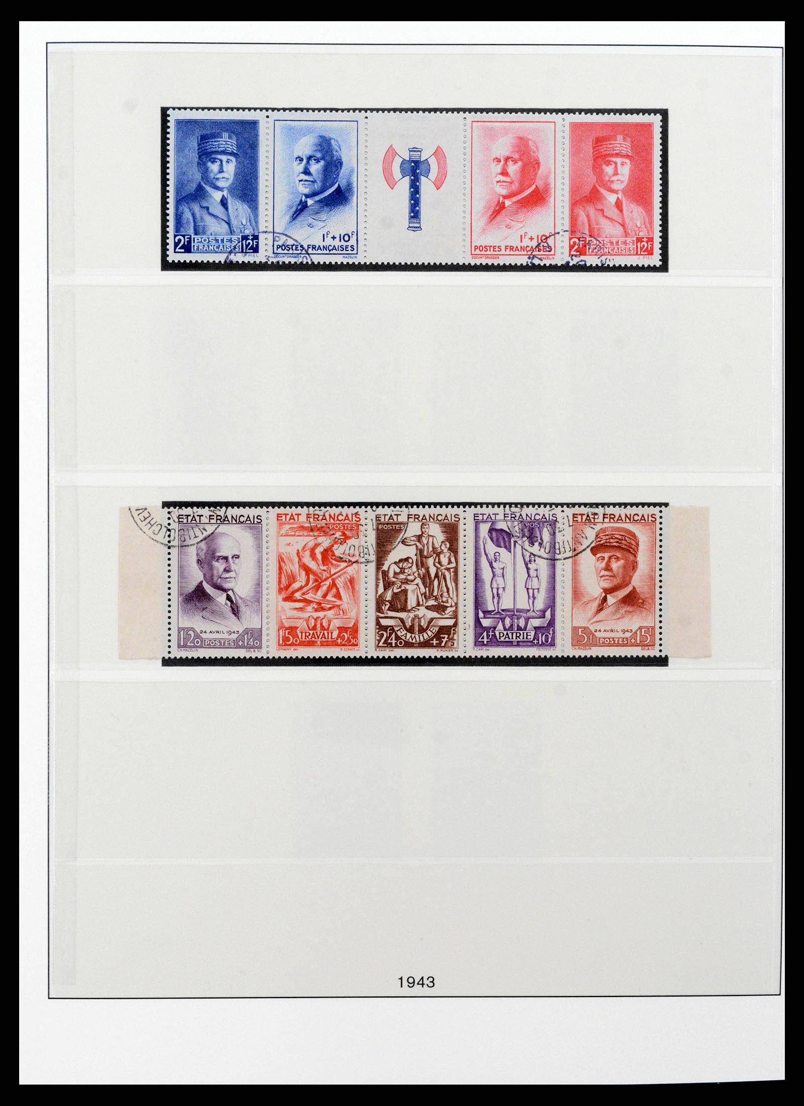 38530 0053 - Postzegelverzameling 38530 Frankrijk 1849-1991.