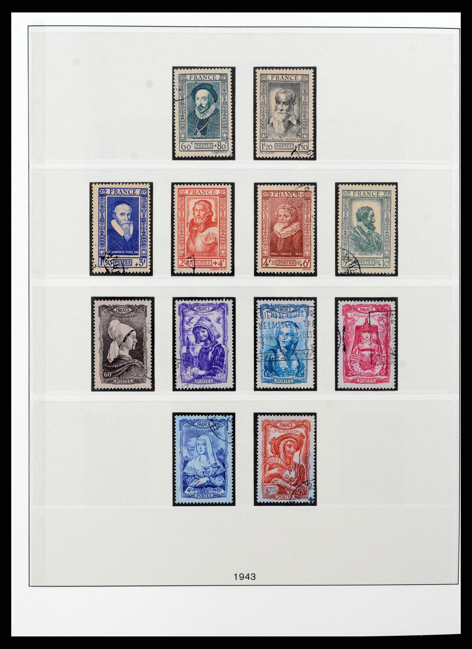 38530 0054 - Stamp collection 38530 France 1849-1991.