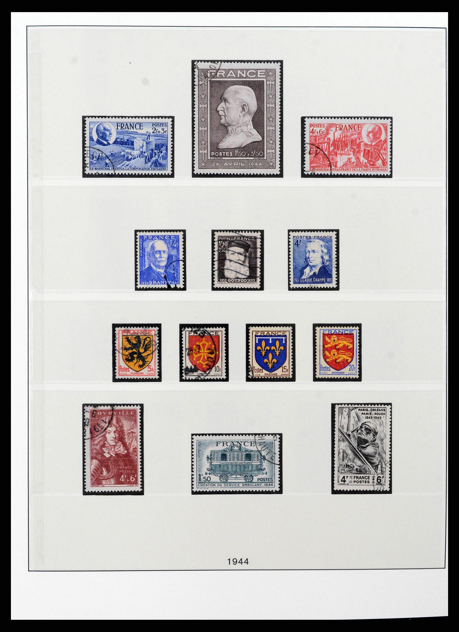 38530 0055 - Postzegelverzameling 38530 Frankrijk 1849-1991.