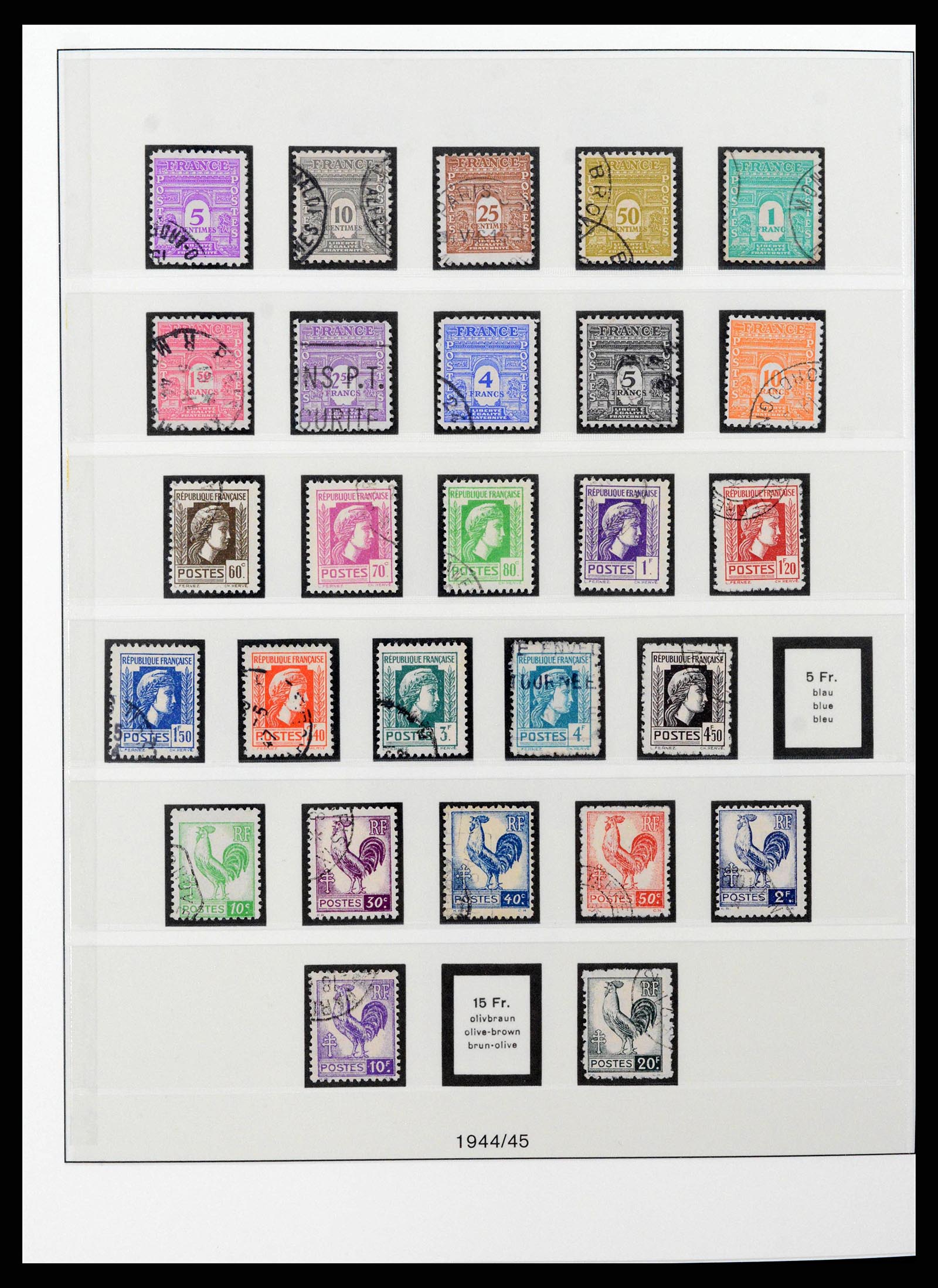 38530 0057 - Postzegelverzameling 38530 Frankrijk 1849-1991.