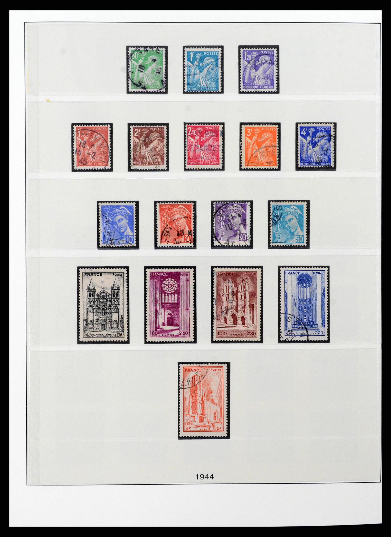 38530 0058 - Postzegelverzameling 38530 Frankrijk 1849-1991.