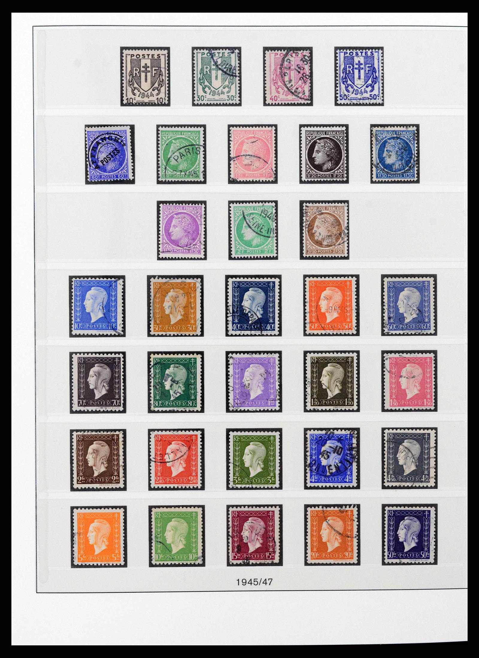 38530 0059 - Stamp collection 38530 France 1849-1991.