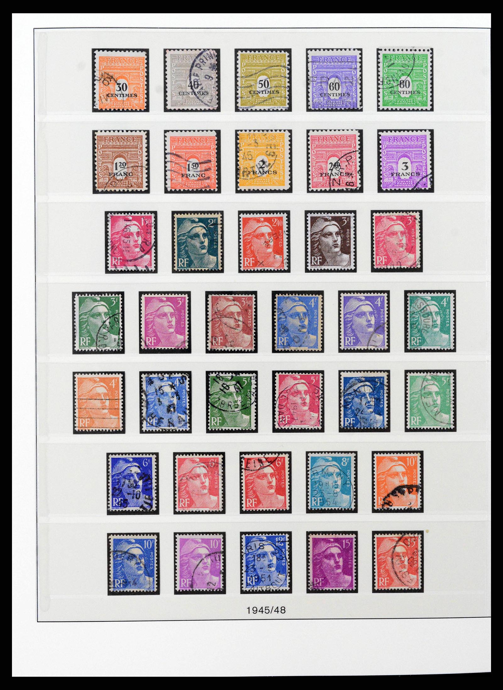 38530 0060 - Postzegelverzameling 38530 Frankrijk 1849-1991.