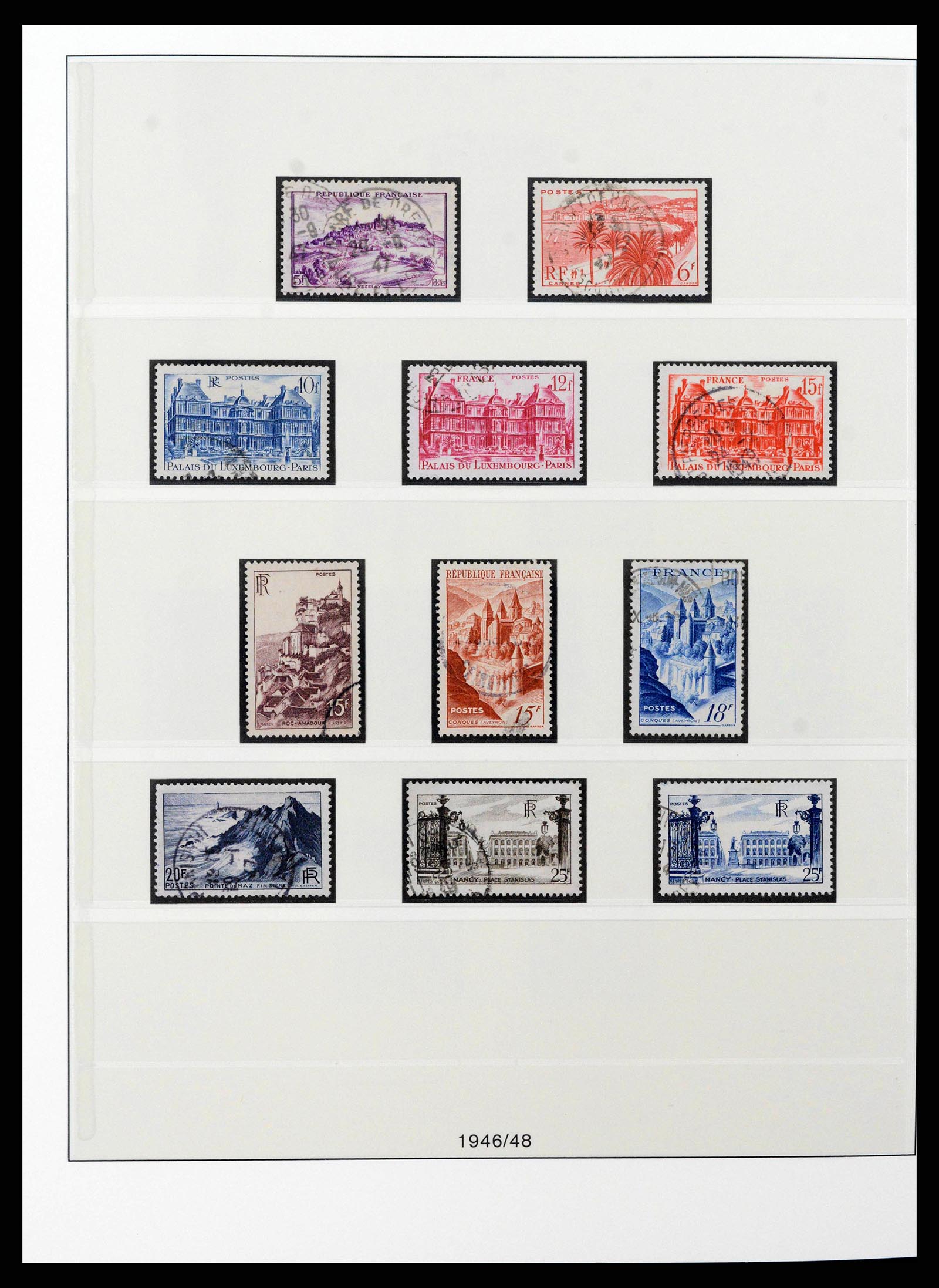 38530 0064 - Stamp collection 38530 France 1849-1991.