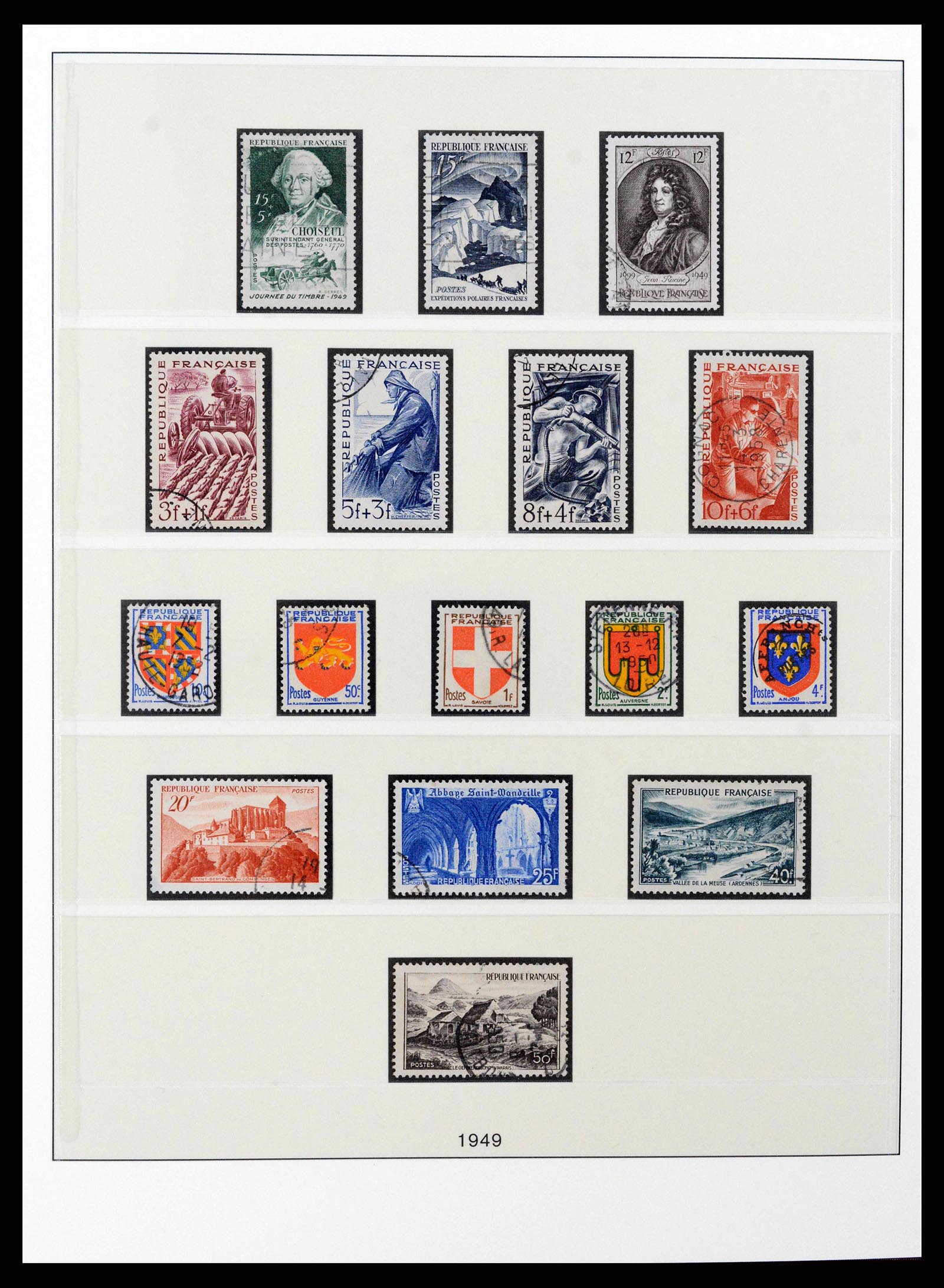 38530 0070 - Stamp collection 38530 France 1849-1991.