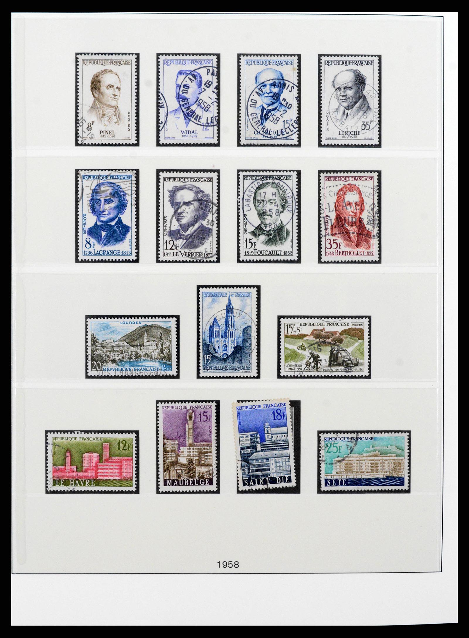 38530 0098 - Stamp collection 38530 France 1849-1991.