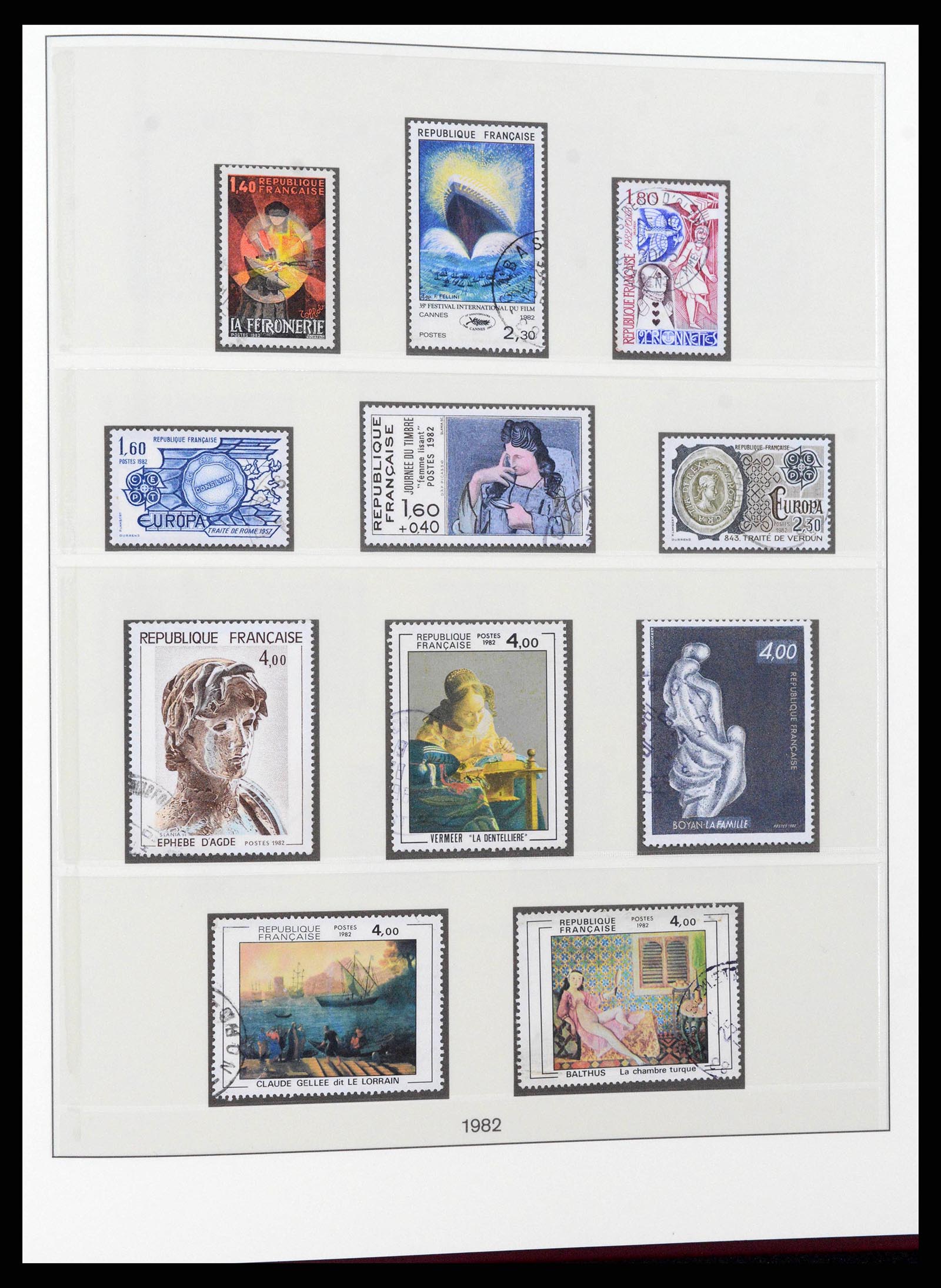 38530 0203 - Stamp collection 38530 France 1849-1991.