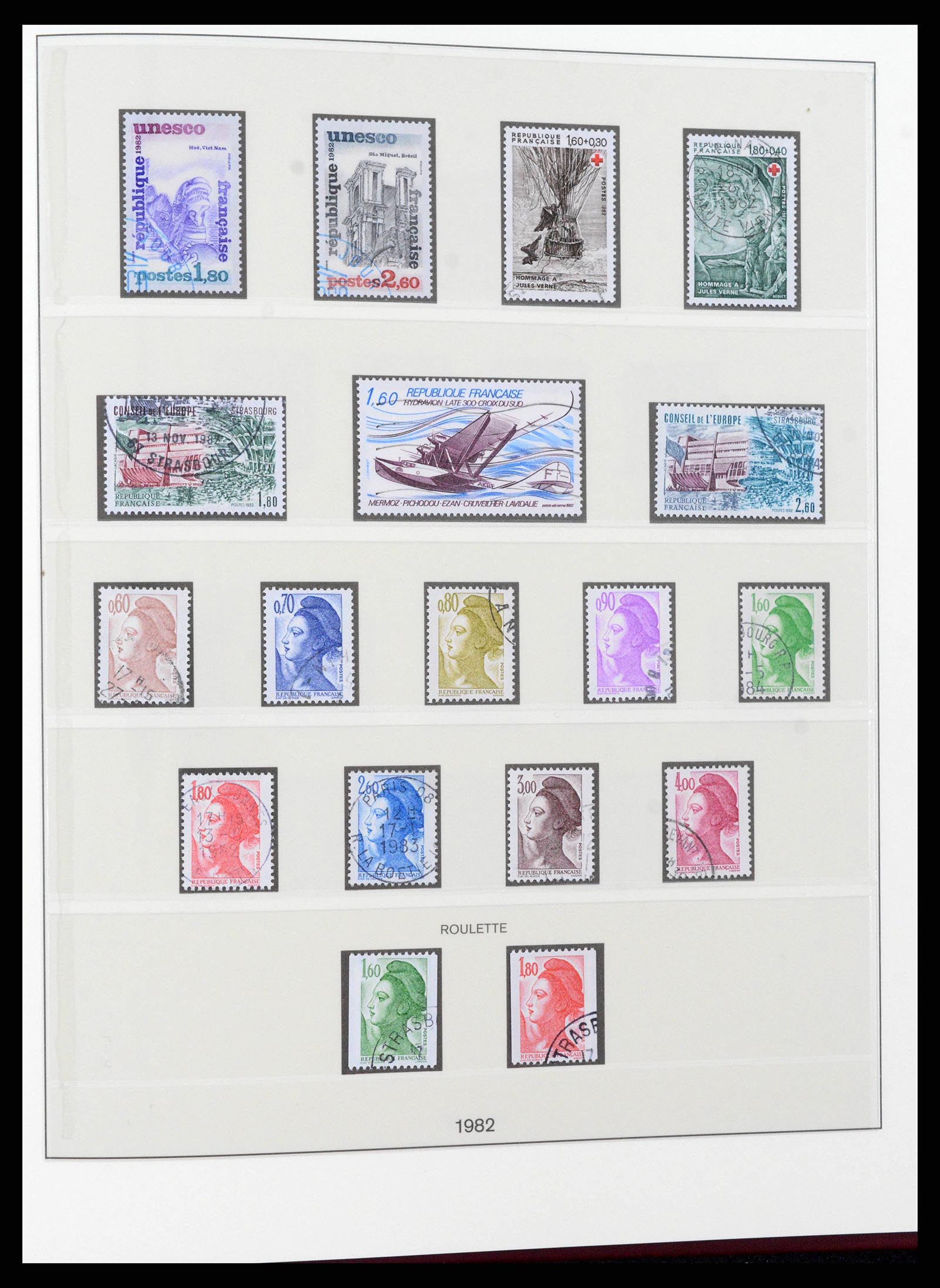 38530 0204 - Stamp collection 38530 France 1849-1991.