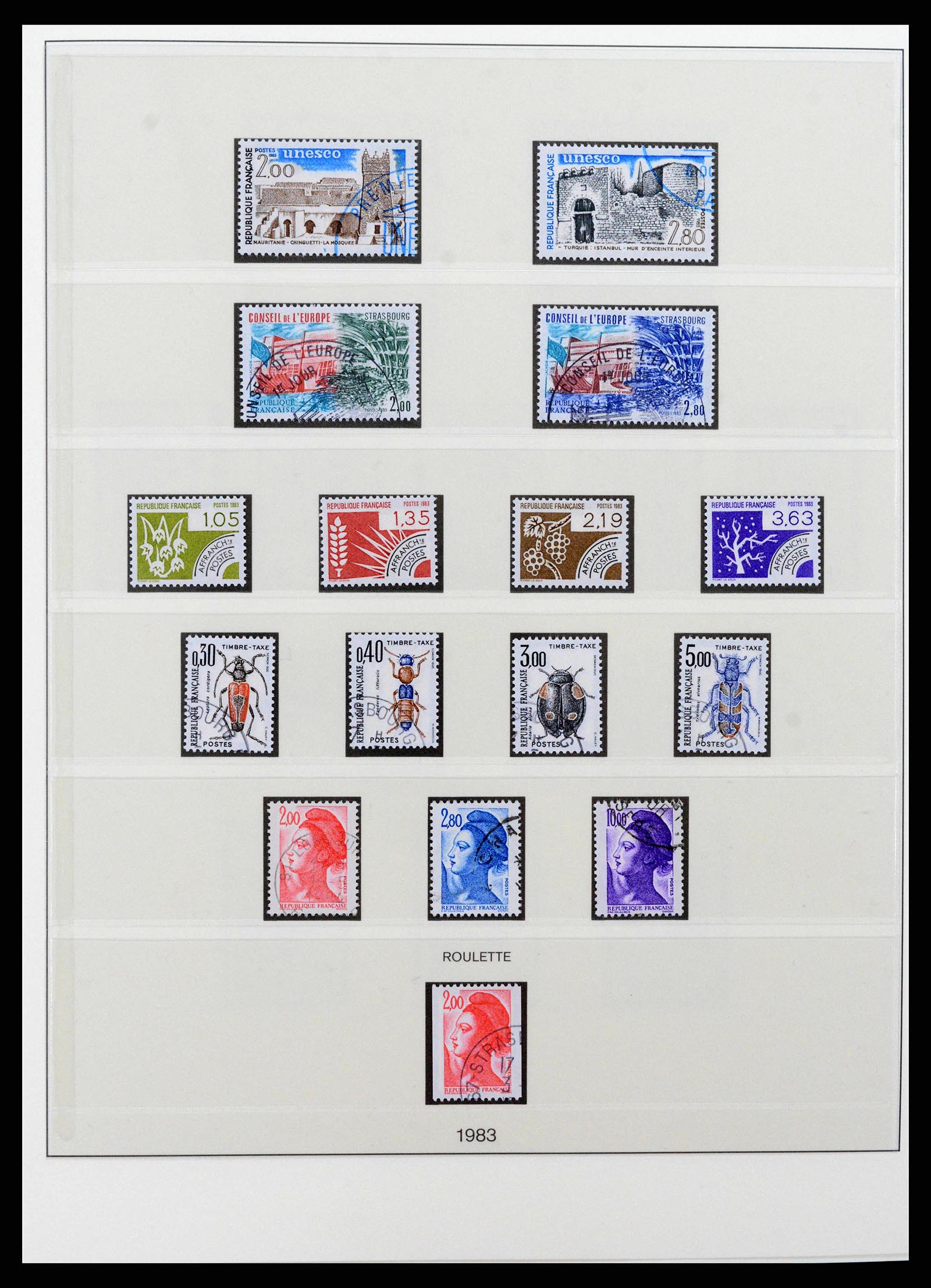 38530 0209 - Stamp collection 38530 France 1849-1991.