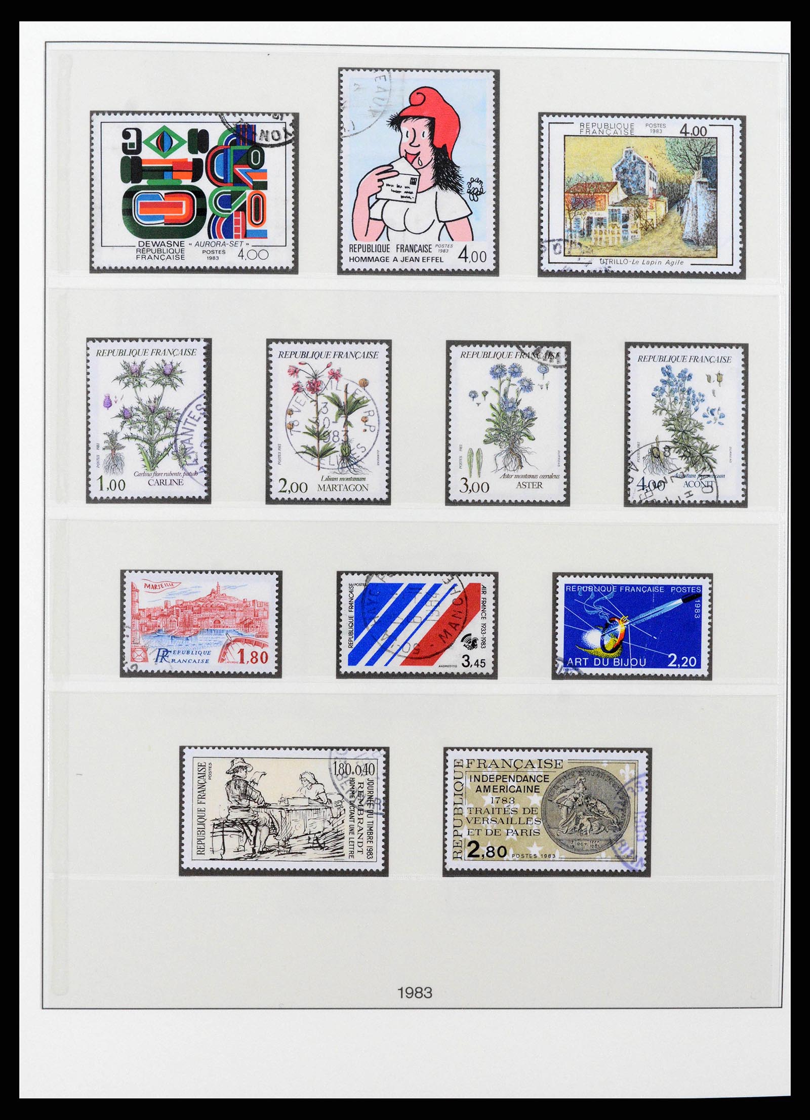 38530 0211 - Stamp collection 38530 France 1849-1991.