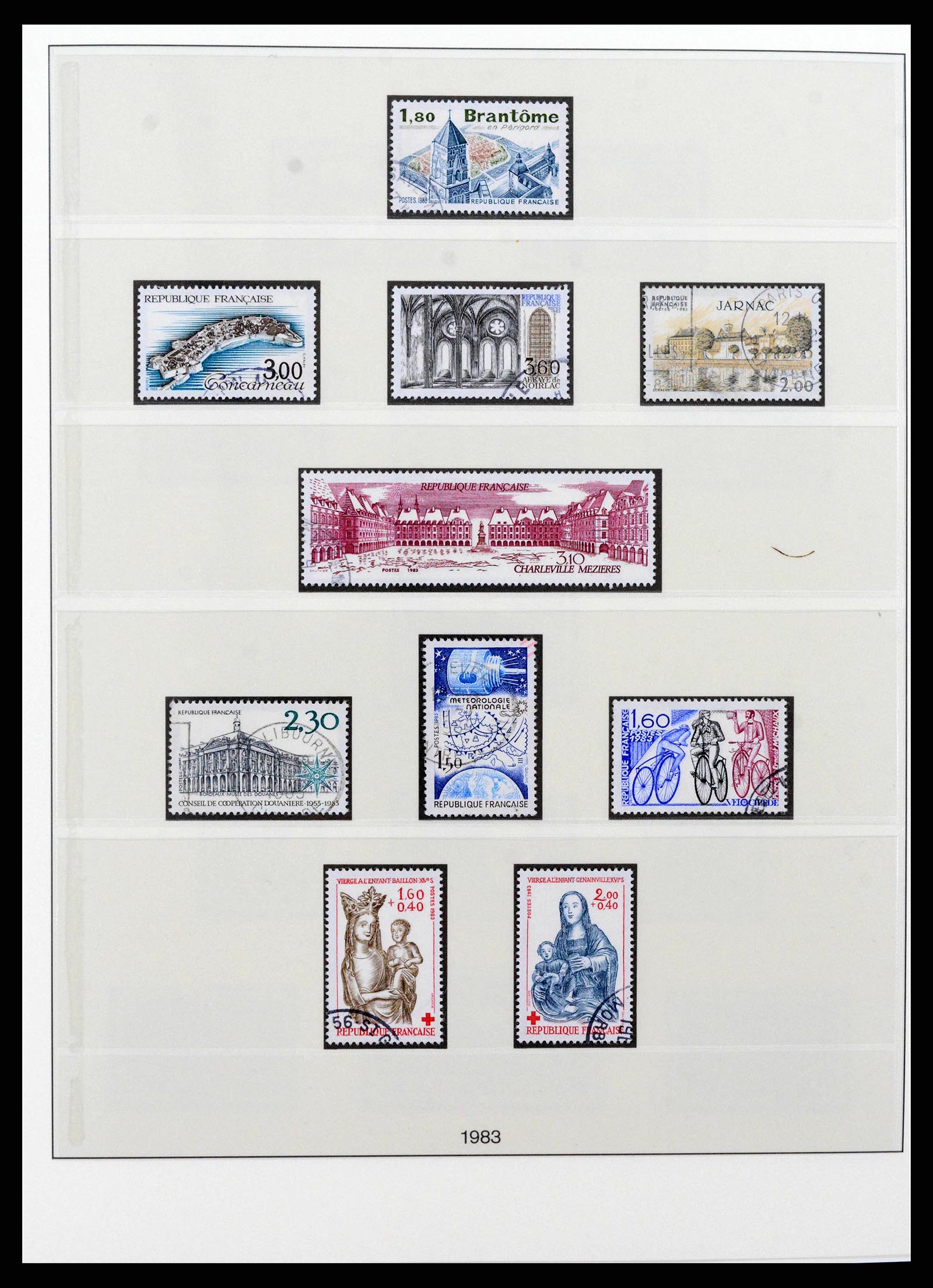 38530 0212 - Stamp collection 38530 France 1849-1991.