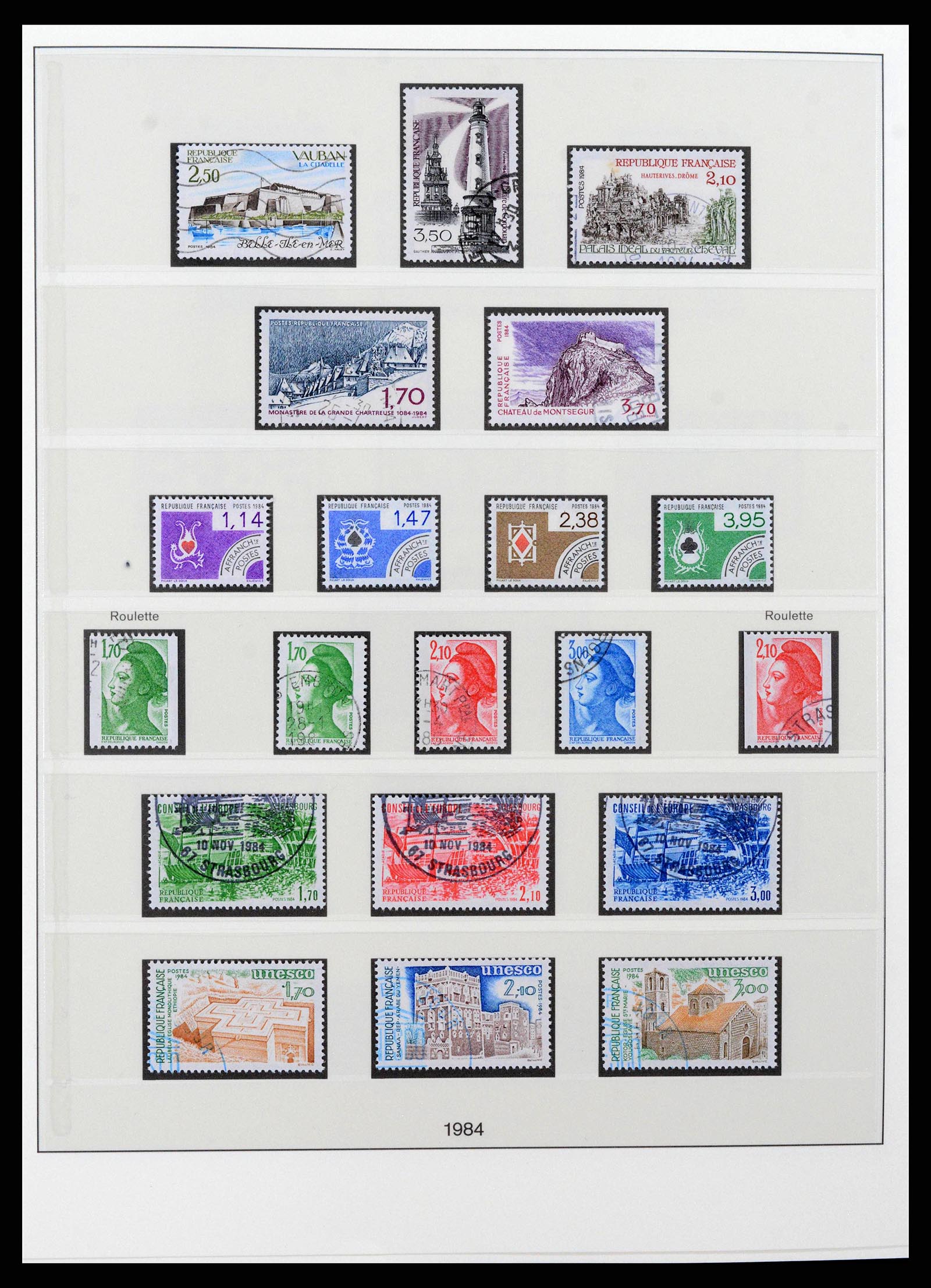 38530 0217 - Stamp collection 38530 France 1849-1991.