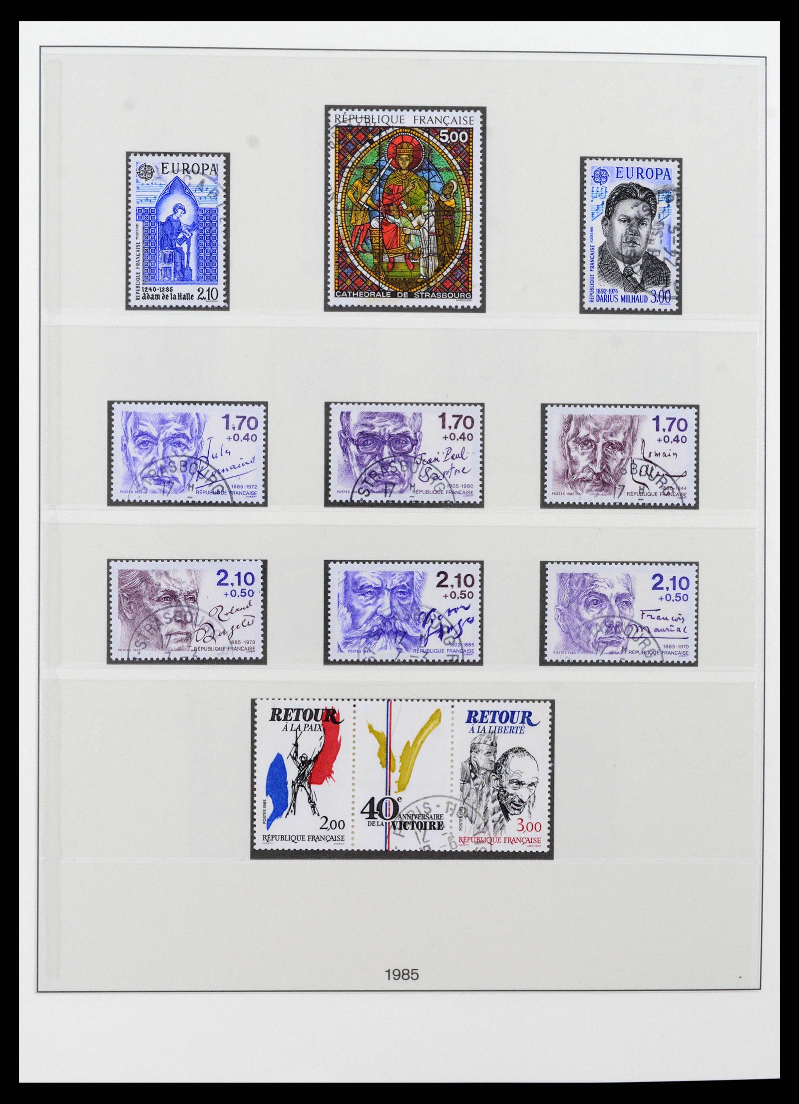 38530 0219 - Stamp collection 38530 France 1849-1991.