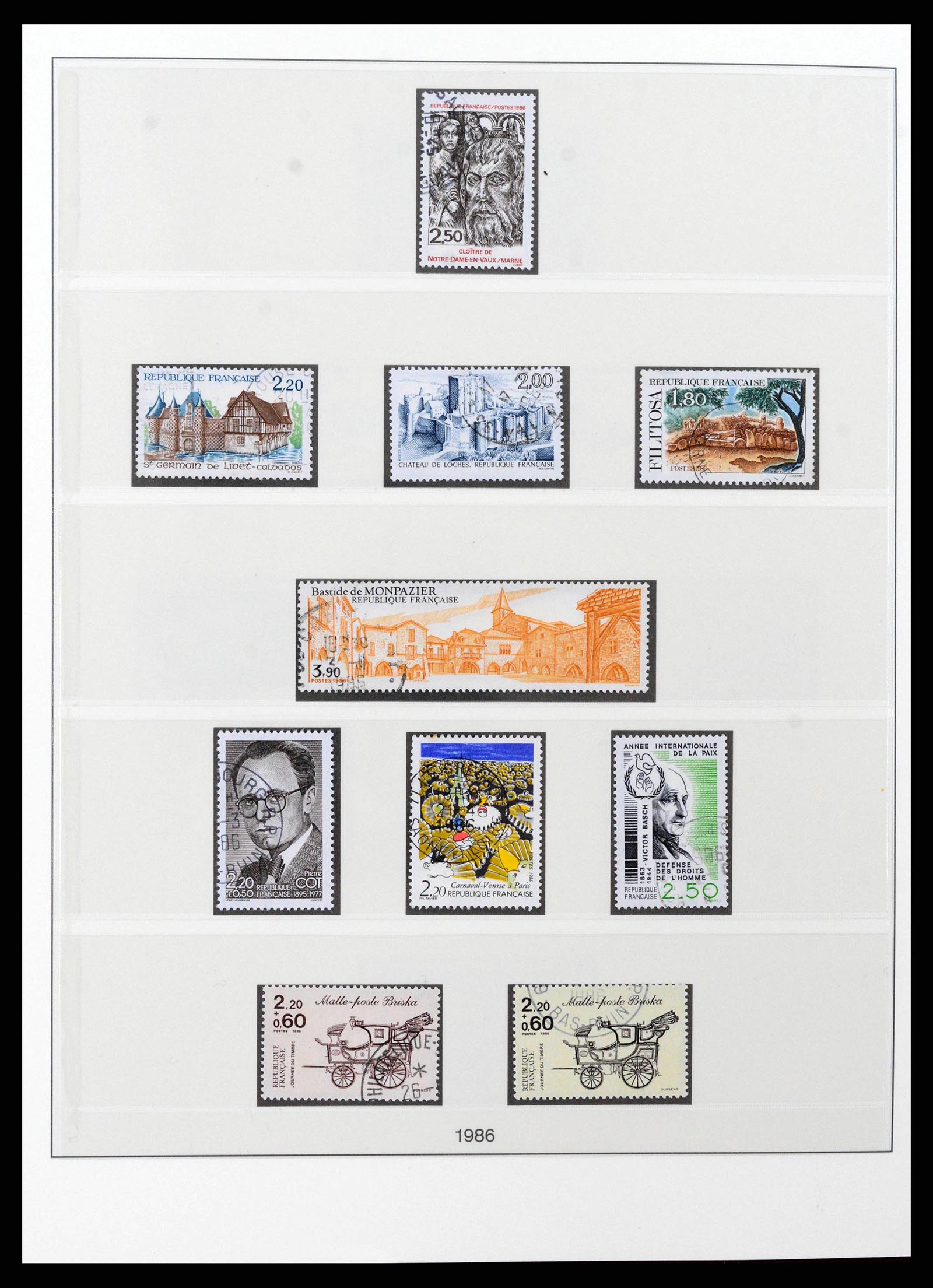 38530 0224 - Stamp collection 38530 France 1849-1991.