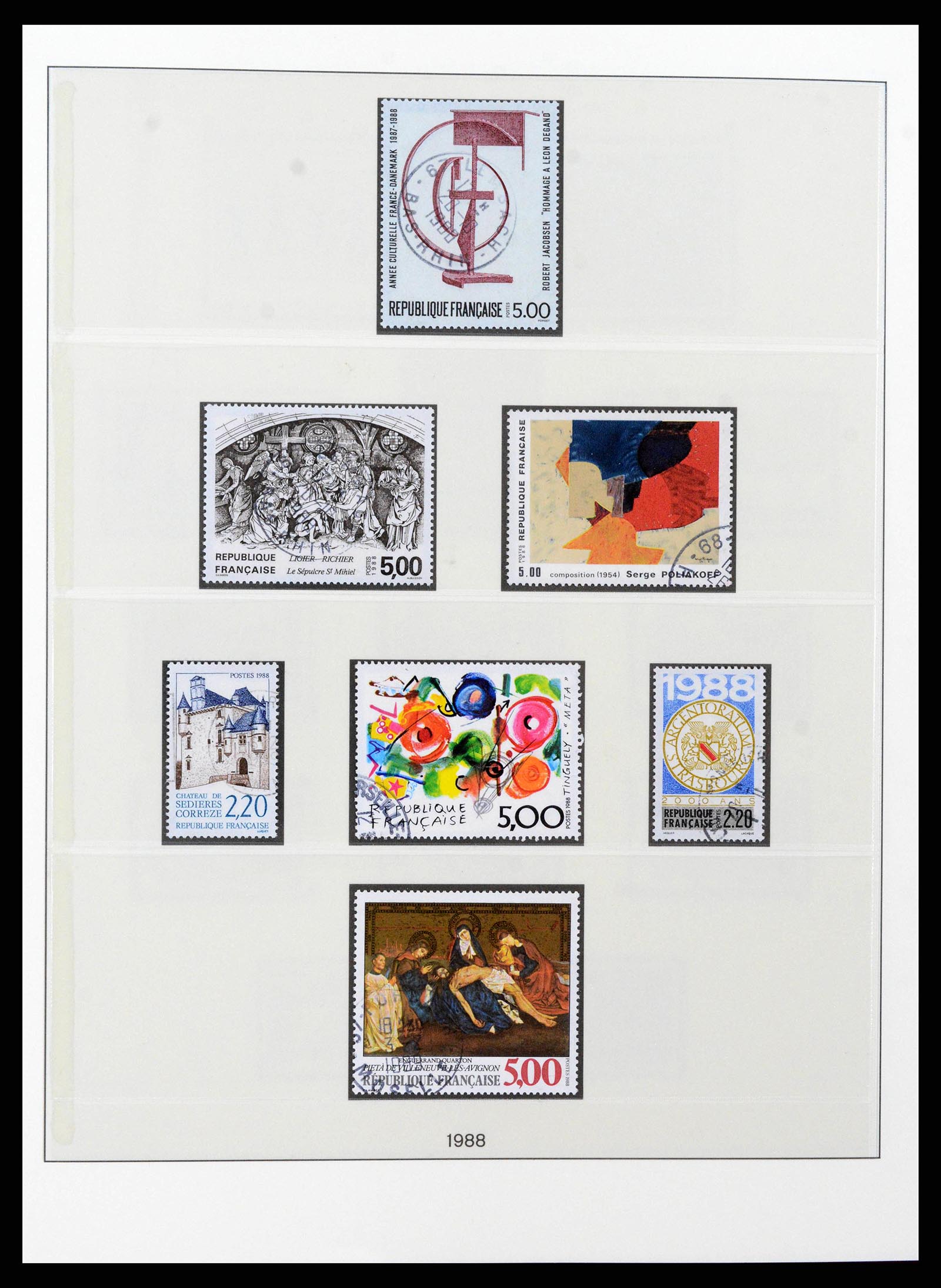 38530 0241 - Postzegelverzameling 38530 Frankrijk 1849-1991.