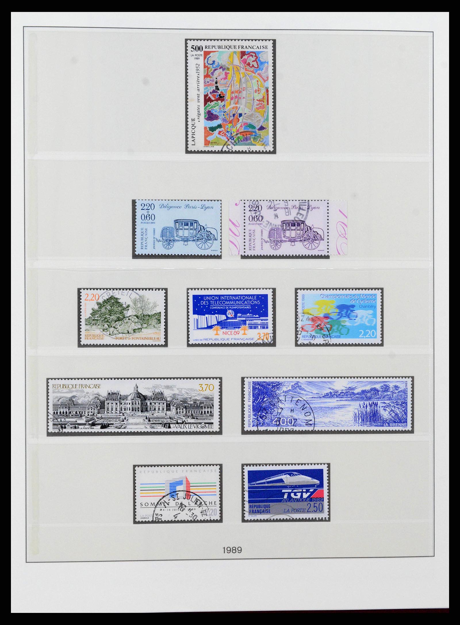 38530 0244 - Stamp collection 38530 France 1849-1991.