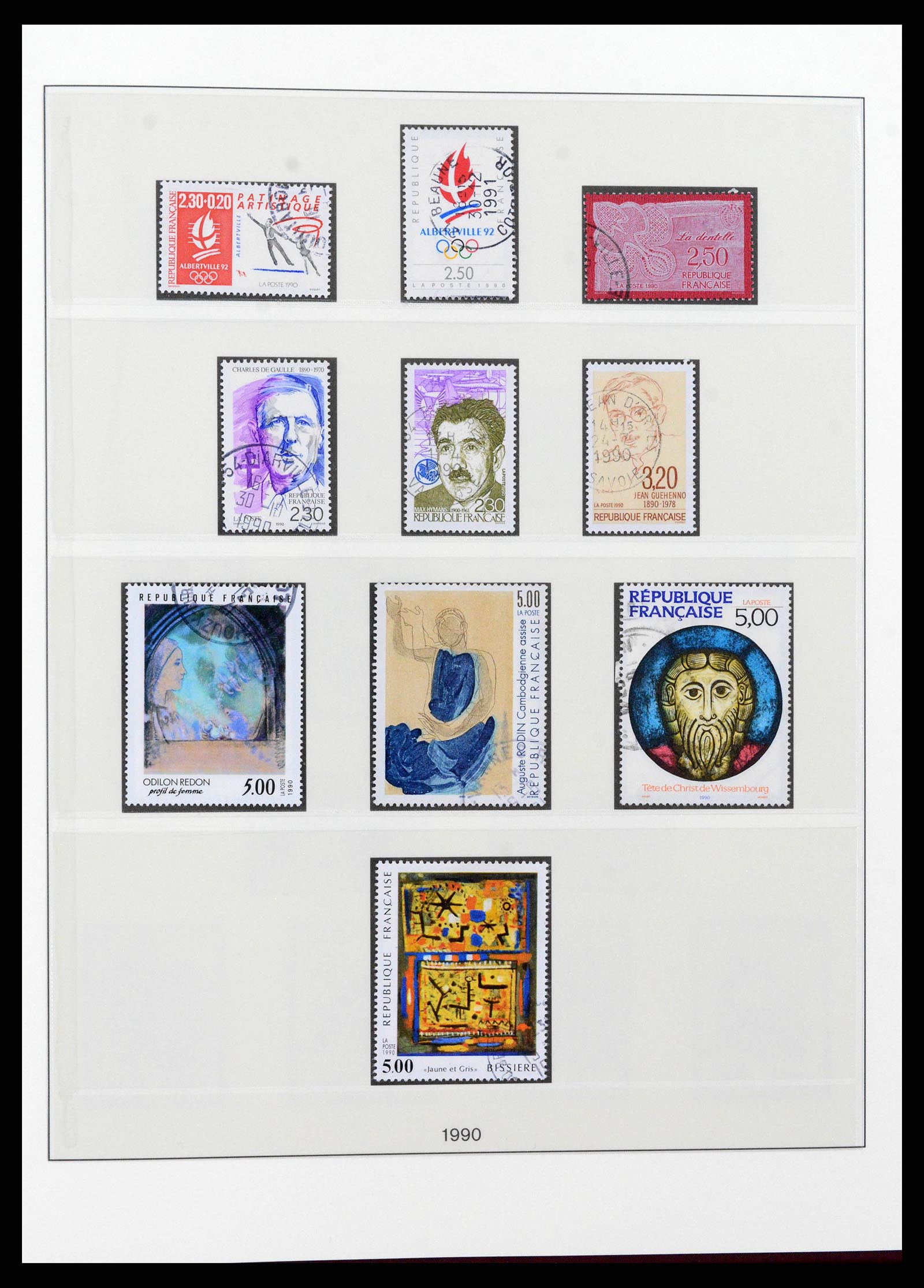 38530 0249 - Postzegelverzameling 38530 Frankrijk 1849-1991.