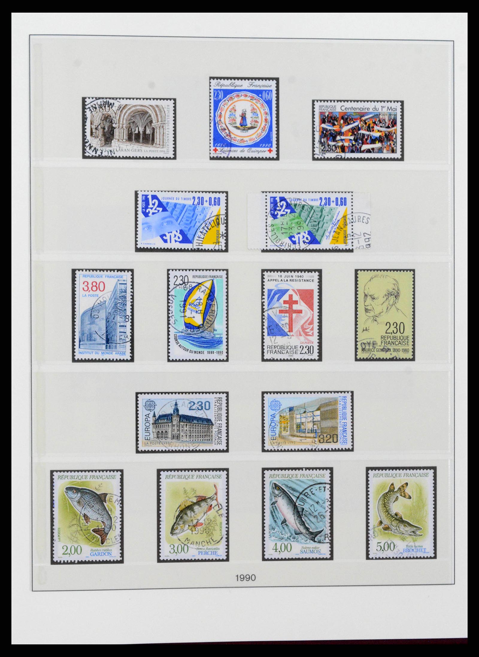 38530 0250 - Postzegelverzameling 38530 Frankrijk 1849-1991.