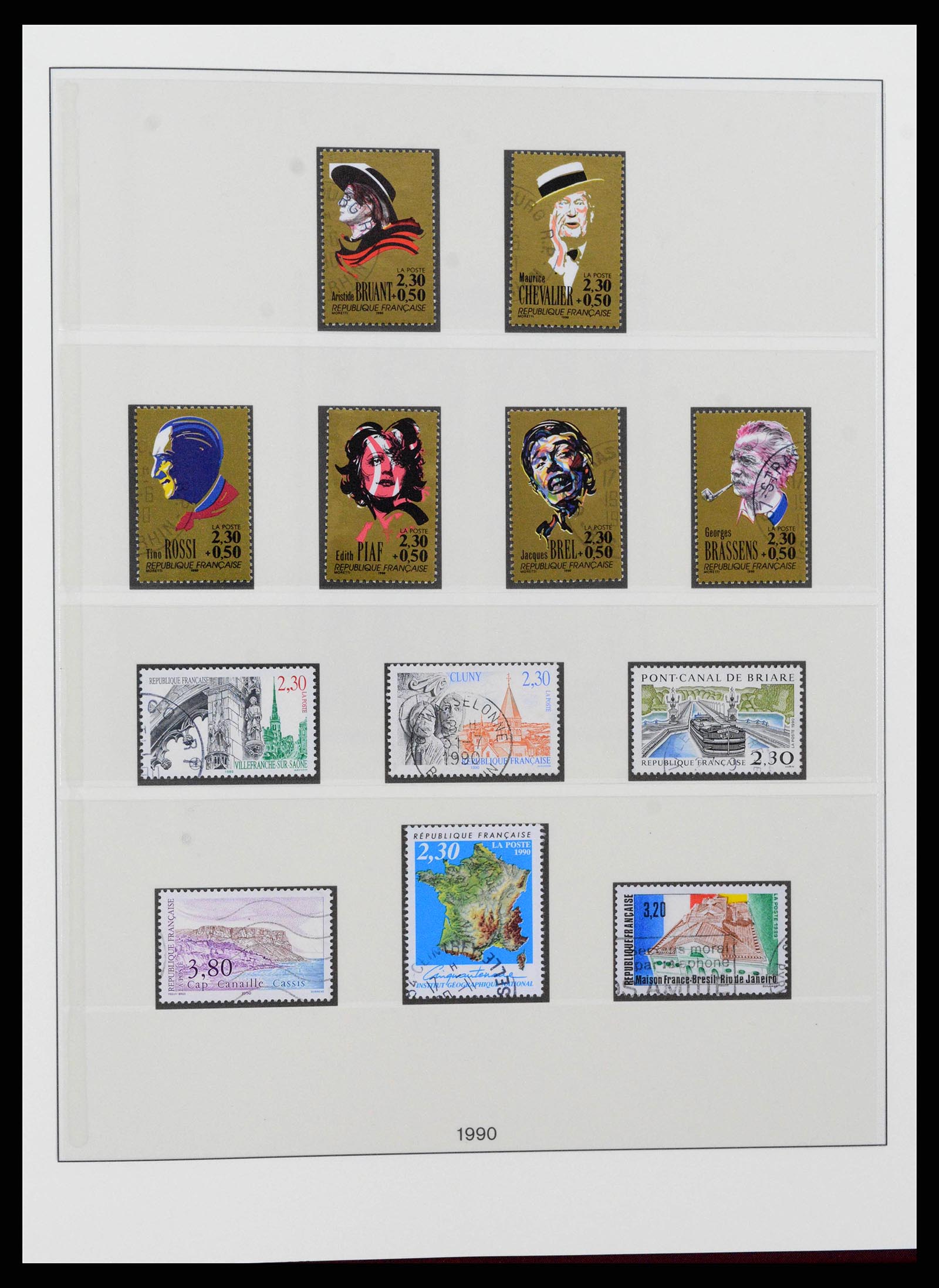 38530 0251 - Postzegelverzameling 38530 Frankrijk 1849-1991.