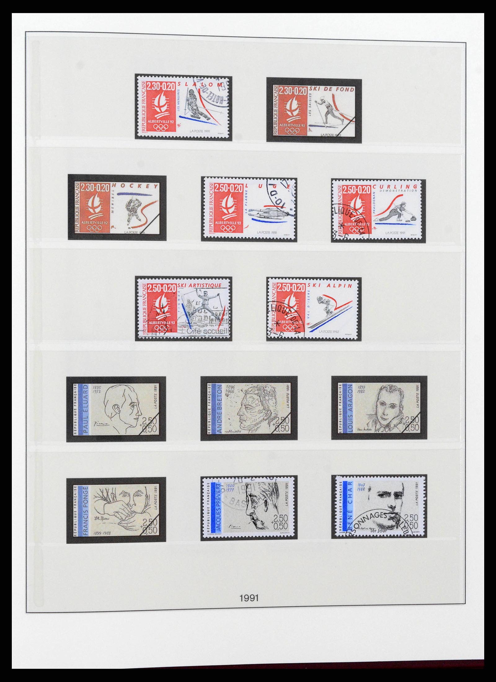38530 0254 - Postzegelverzameling 38530 Frankrijk 1849-1991.
