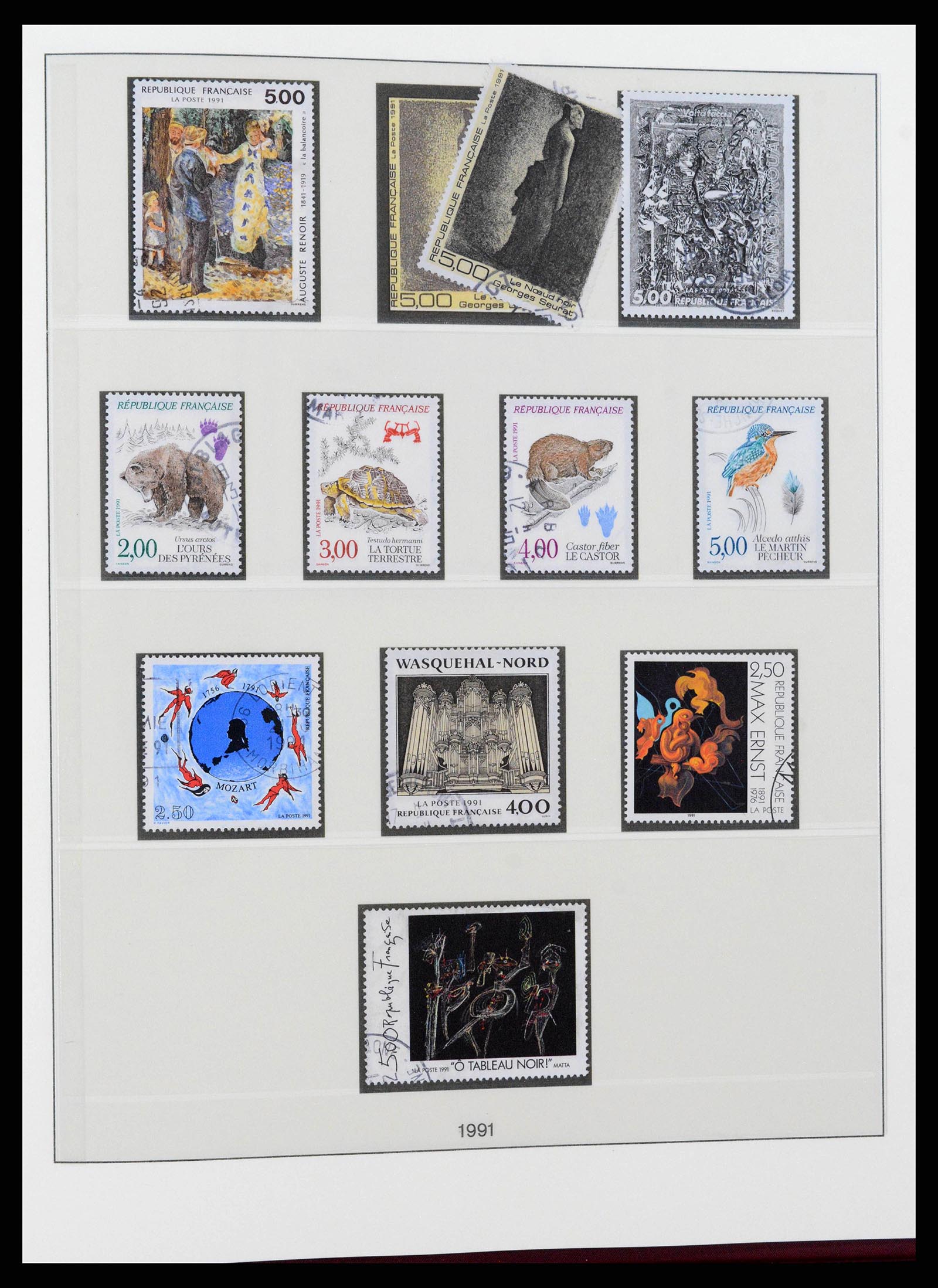 38530 0256 - Postzegelverzameling 38530 Frankrijk 1849-1991.