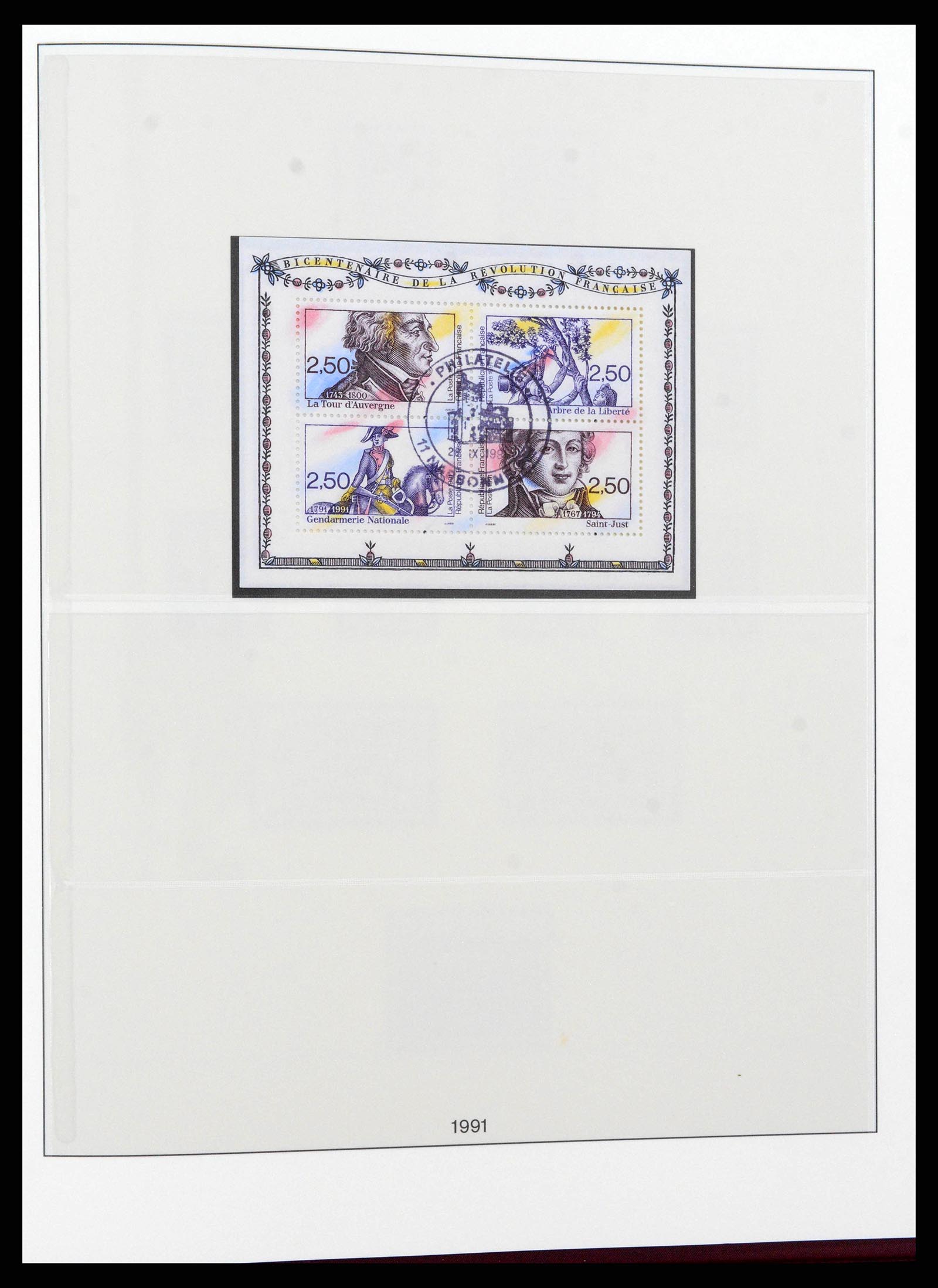 38530 0257 - Postzegelverzameling 38530 Frankrijk 1849-1991.