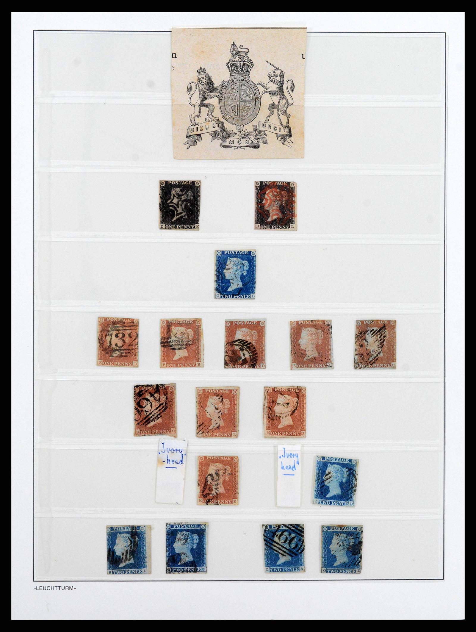 38531 0001 - Postzegelverzameling 38531 Engeland 1840-1930.