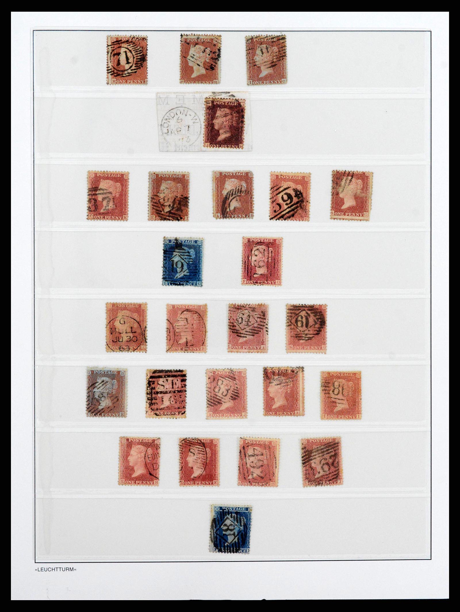 38531 0003 - Postzegelverzameling 38531 Engeland 1840-1930.